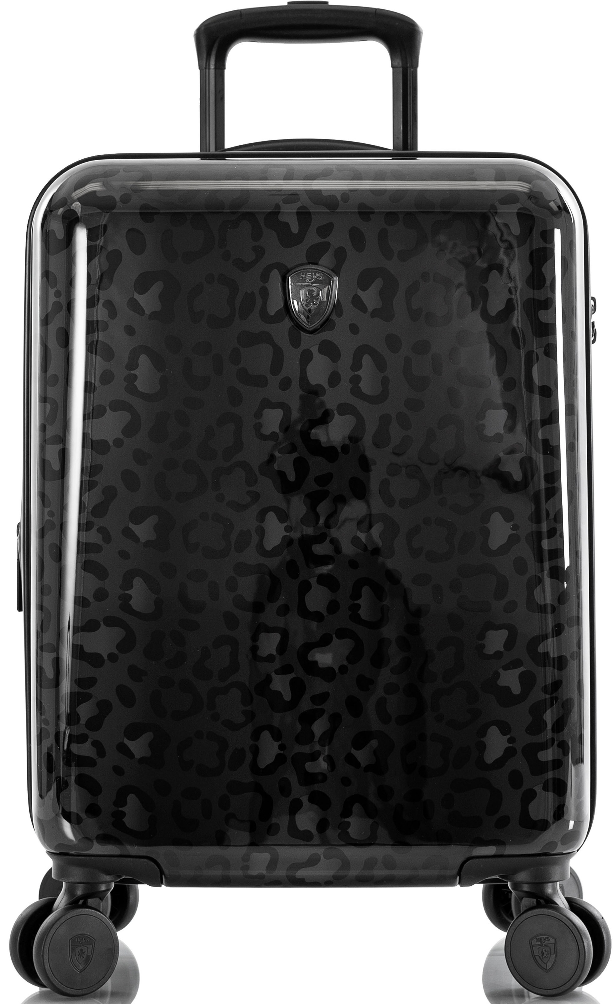 HEYS Hartschalen-Trolley "Leopard, 53 cm", schwarz, Polycarbonat, Koffer, Heys x Joachim Llambi Handgepäck-Koffer Reisegepäck