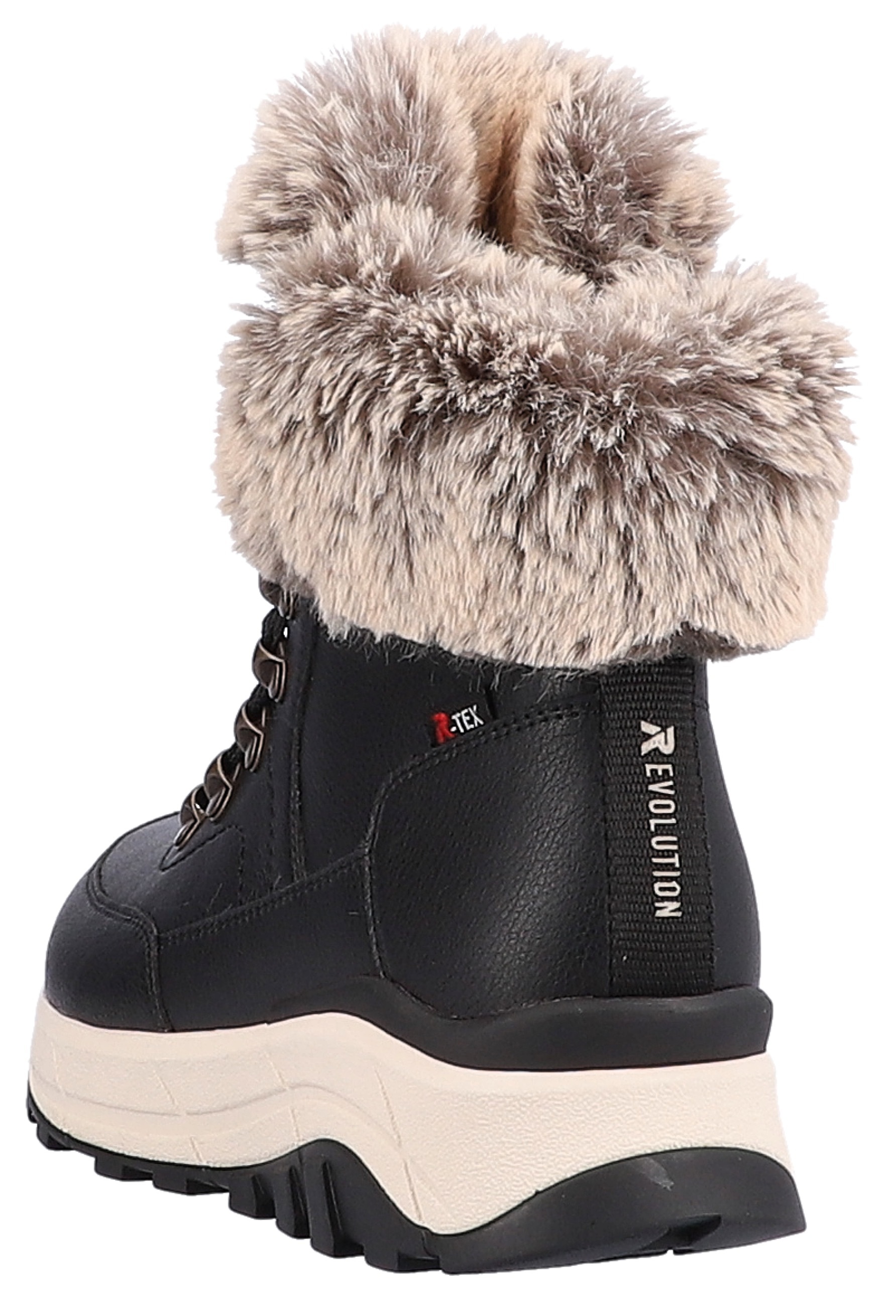 RIEKER Sport Hightop Sneaker, Schnürboots, Winterschuh mit Lammwollfutter günstig online kaufen