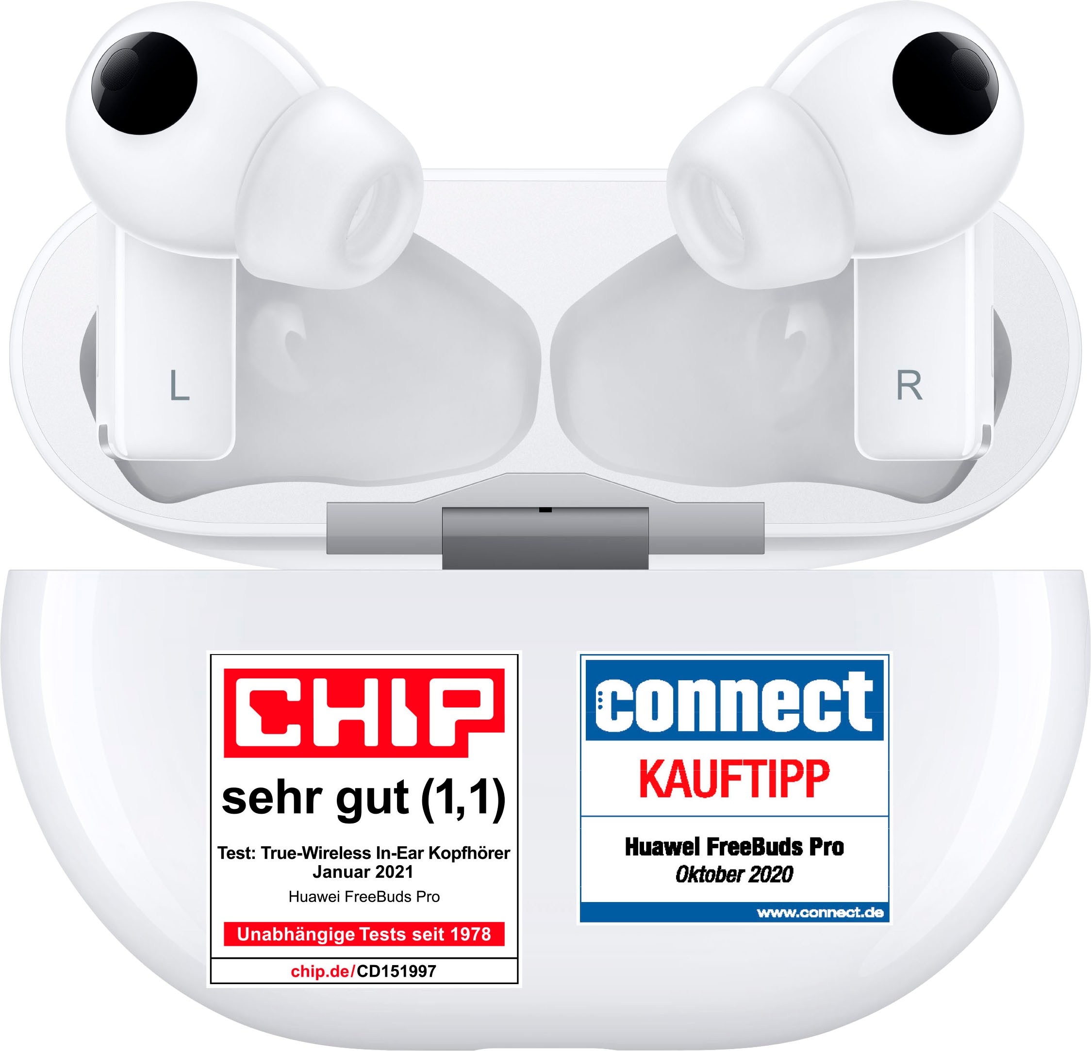 Huawei In-Ear-Kopfhörer »FreeBuds Pro«, Bluetooth, Active Noise Cancelling (ANC)-True Wireless, Dynamic Noise Cancelling