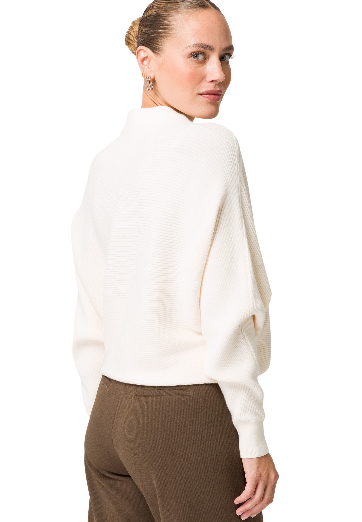 Zero Strickpullover »zero Damen Pullover mit Turtleneck«, (1 tlg.), Plain/ohne Details