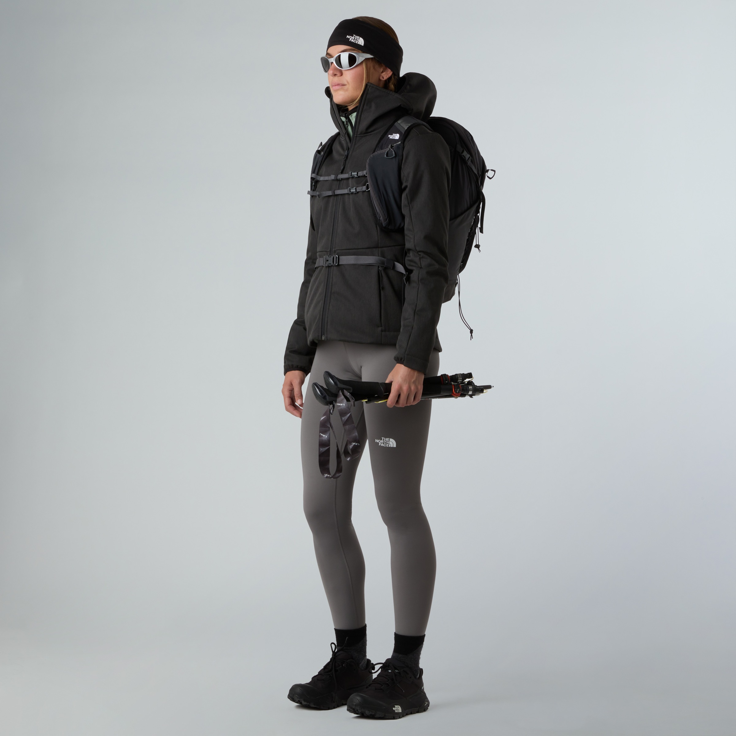 The North Face Funktionsjacke »W QUEST HIGHLOFT SOFT SHELL JACKET - EU«, (1 St.), Softshell, isolierend, wetterfest – Übergangsjacke