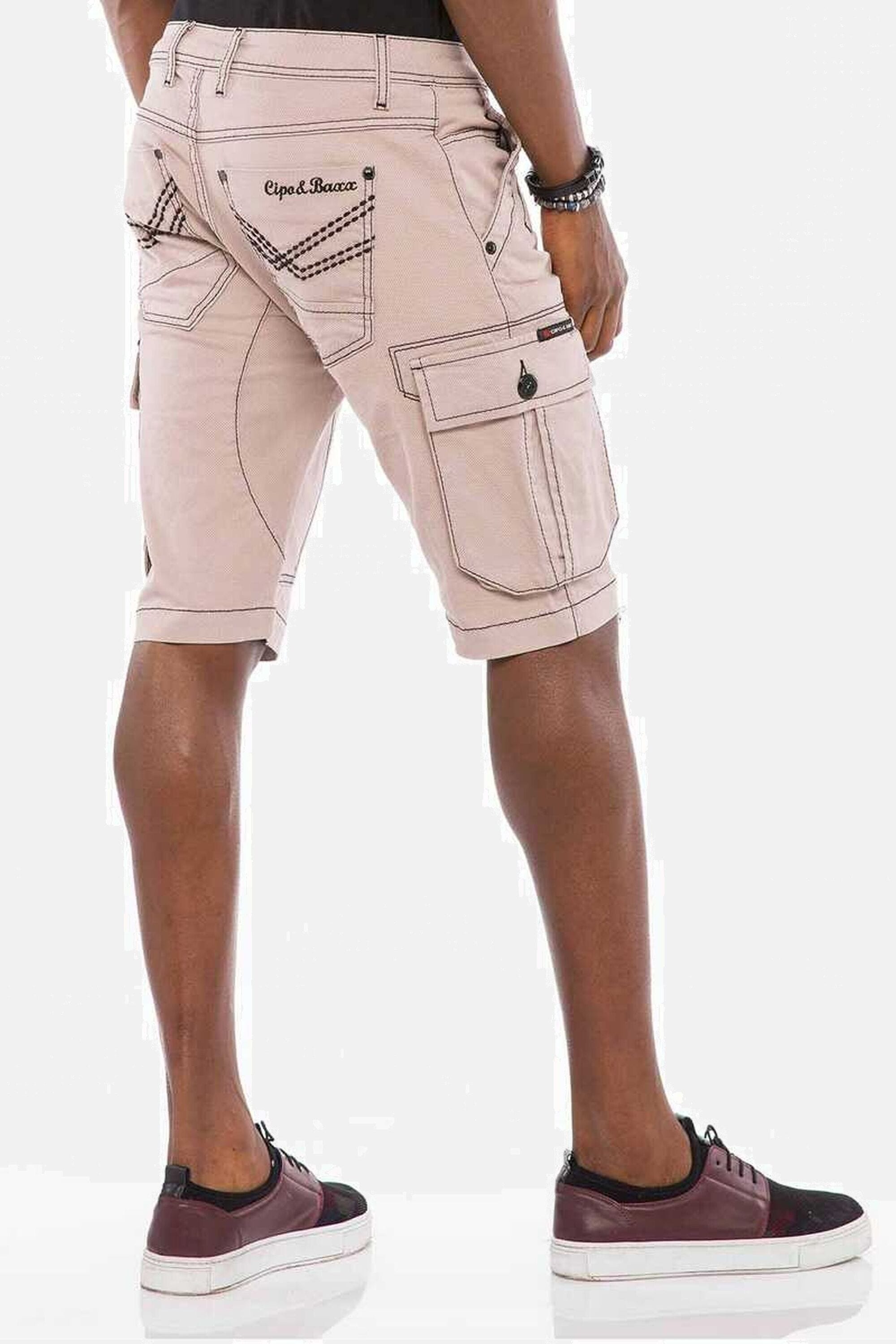 Cipo & Baxx Shorts »Shorts«, mit Cargotaschen, CK-188