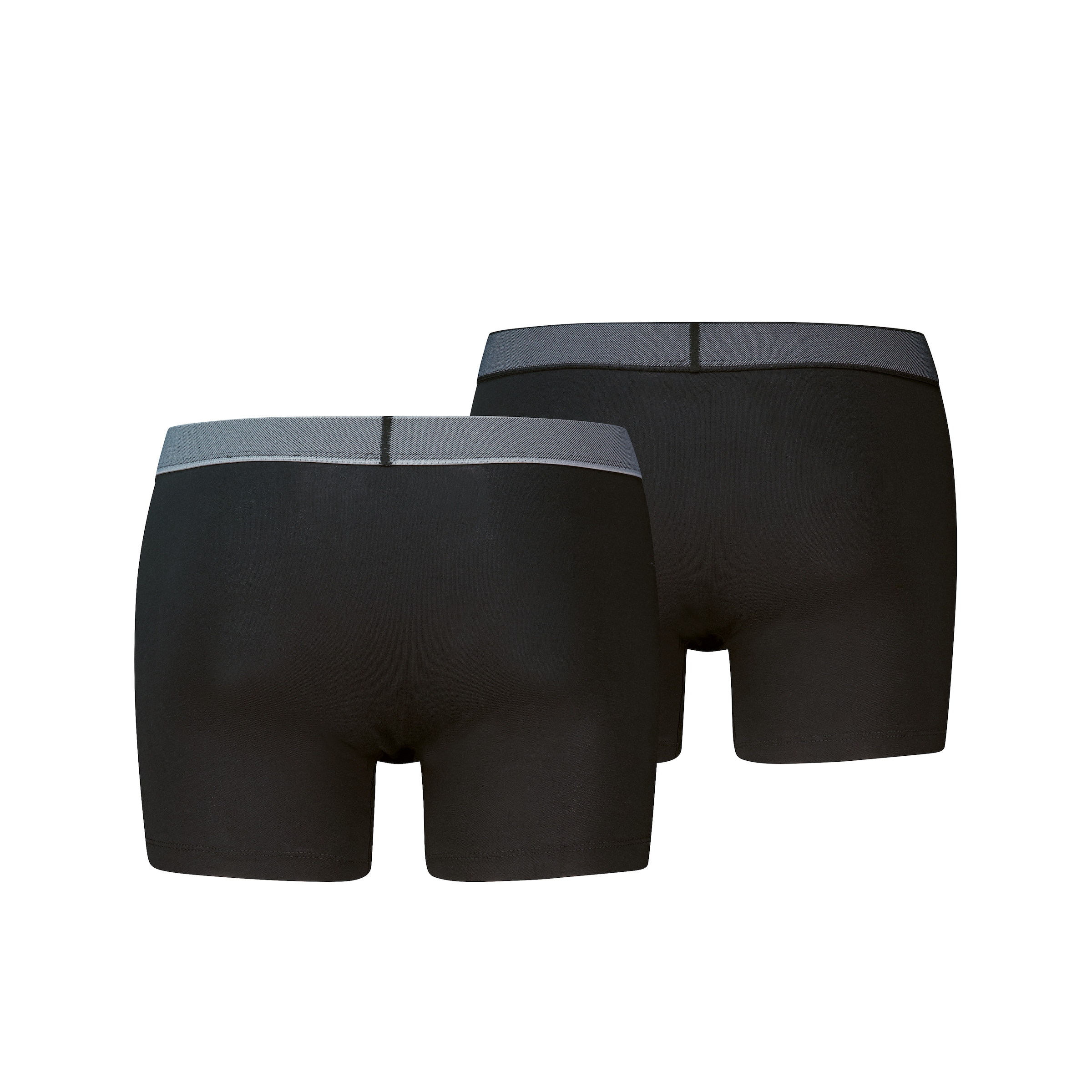 Levis Boxershorts "LEVIS MEN TWILL WB BOXER BRIEF 2P" ohne Eingriff, Stretchbund