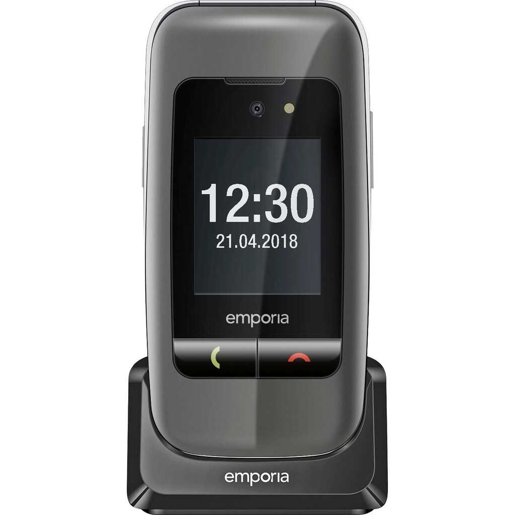 Emporia Seniorenhandy »ONE«, spacegrey/silber, 6,1 cm/2,4 Zoll, 2 MP Kamera