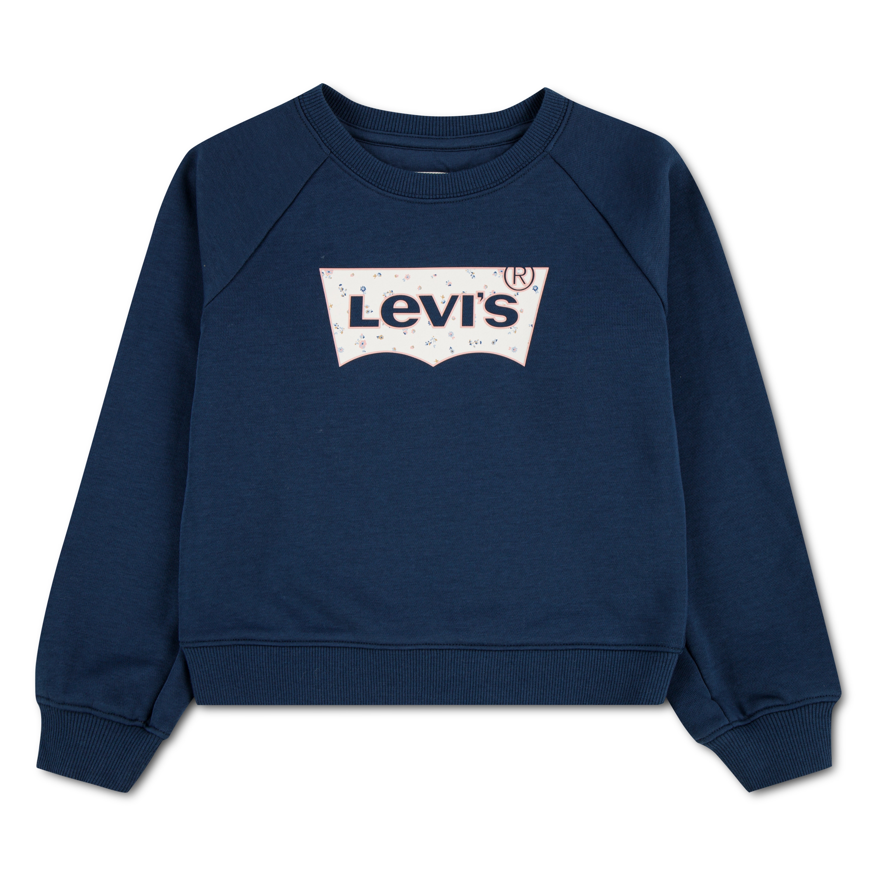 Levis Kids Sweatshirt "LVG FLORAL BATWING CREW", mit Batwing-Logo mit Millefleurs-Print, for Girls