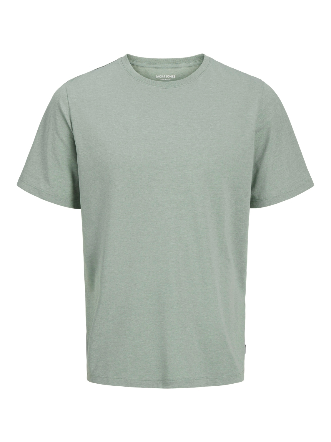 Jack & Jones Rundhalsshirt »JJEORGANIC MELANGE TEE SS O-NECK NOOS«, in Melange Optik