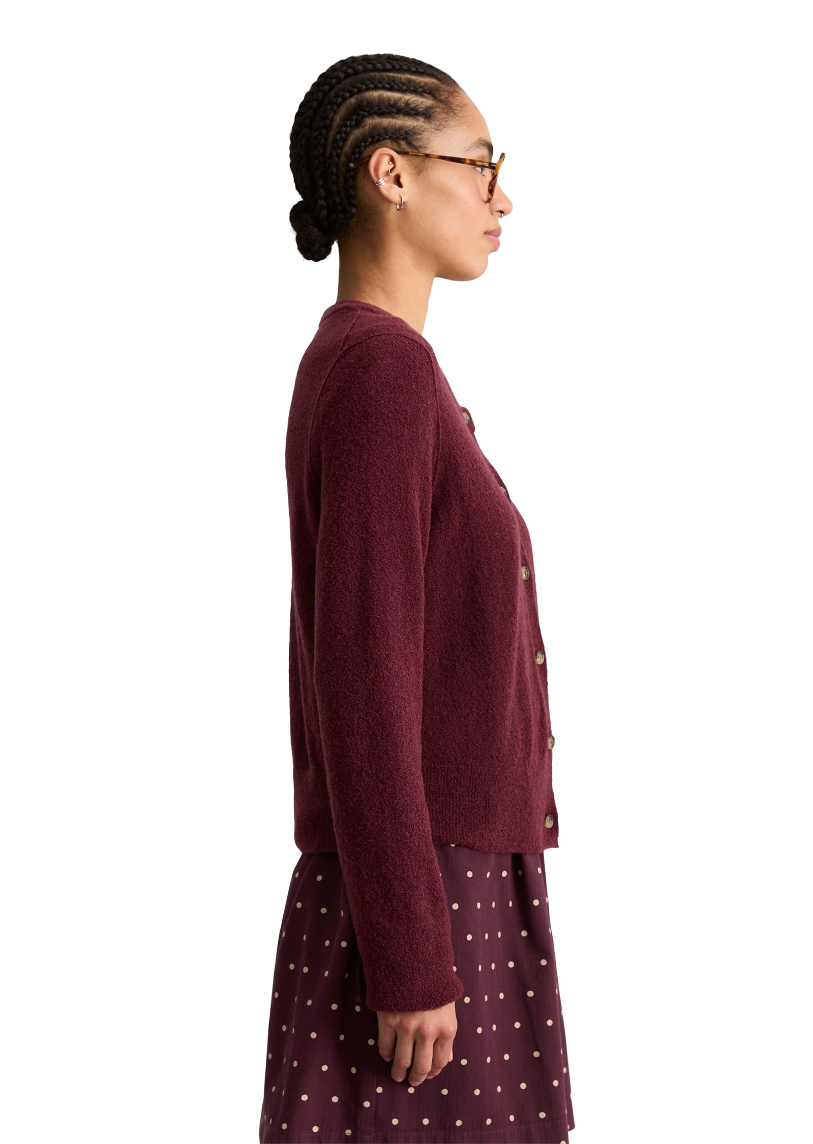 Marc O'Polo DENIM Cardigan »aus Bouclé-Garn«