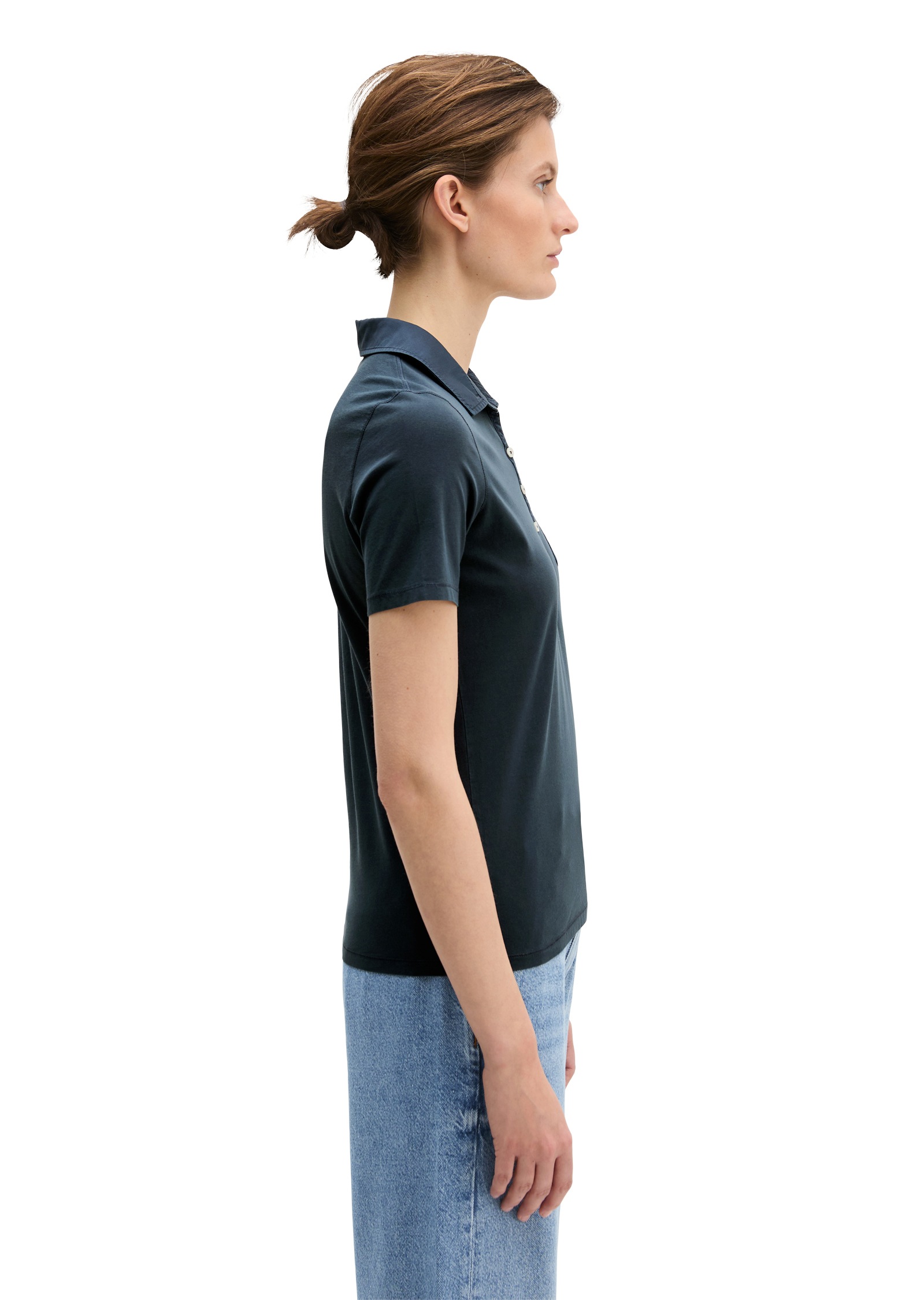 Marc O'Polo Poloshirt »mit Material-Mix-Details«