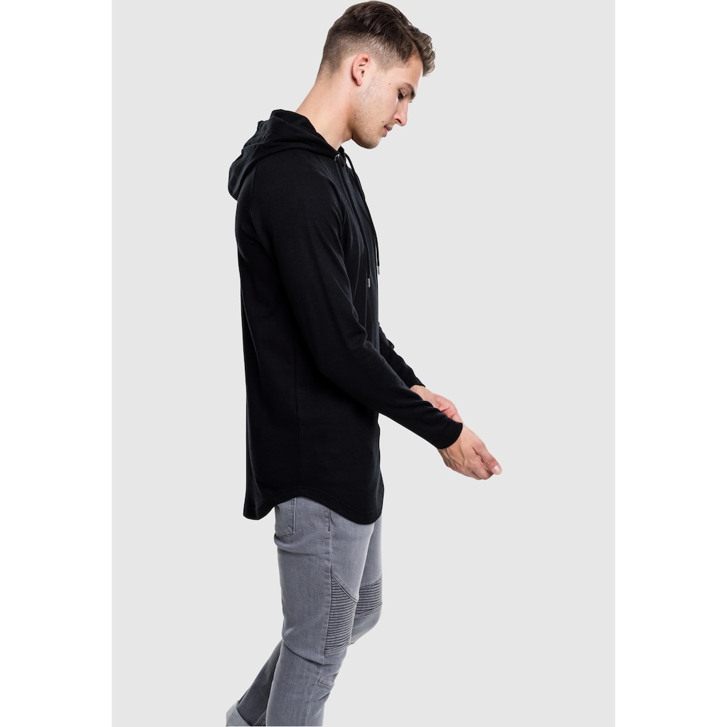 URBAN CLASSICS Kapuzensweatshirt »Urban Classics Herren Long Shaped Terry Hoody«, (1 tlg.)