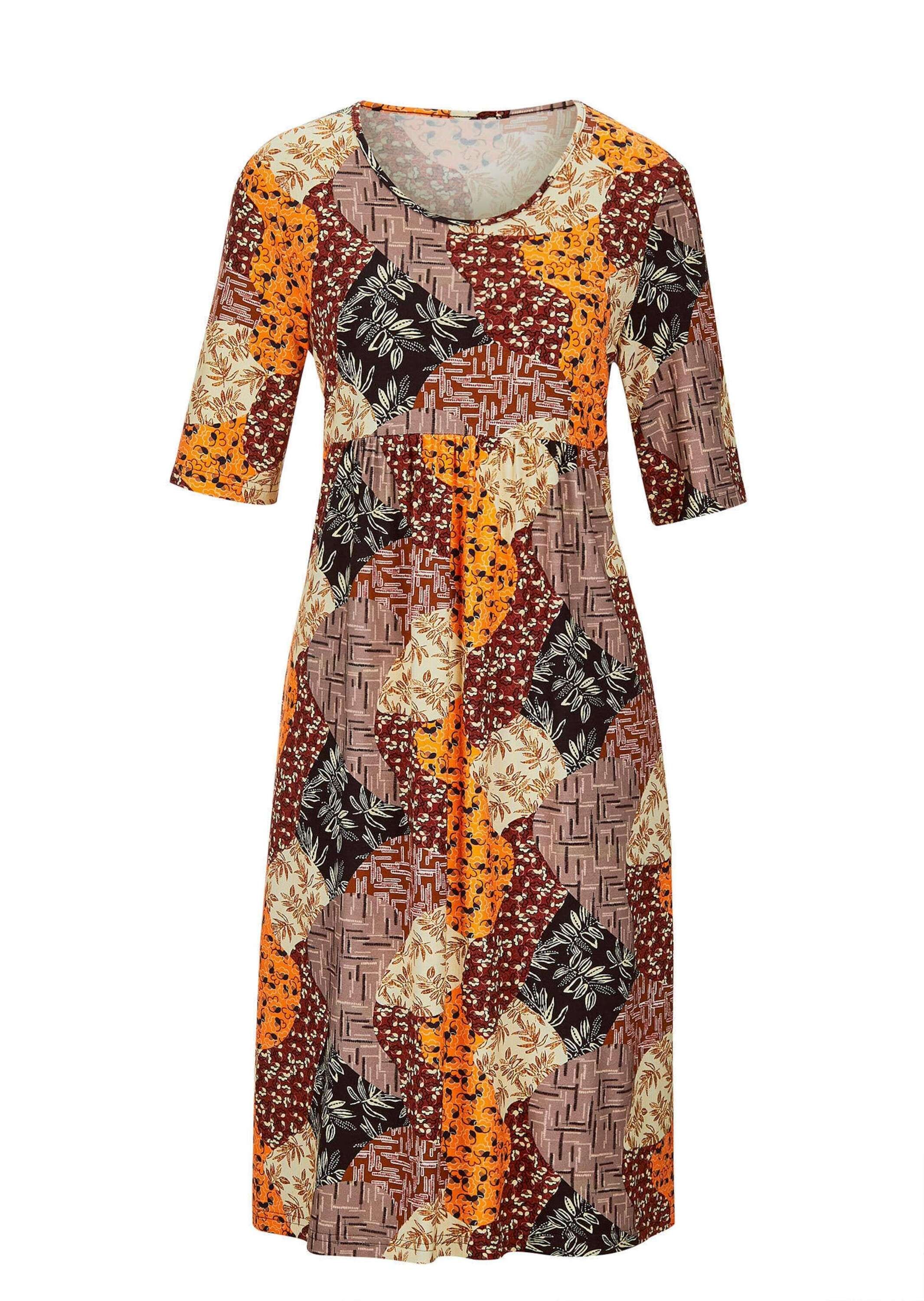 GOLDNER Jerseykleid "Druckkleid im Mustermix" günstig online kaufen