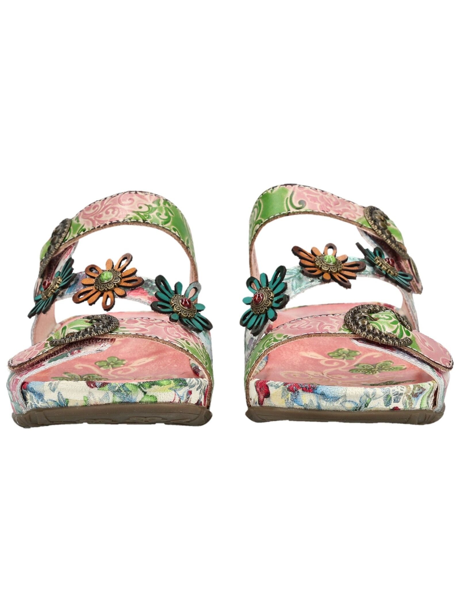 Pantolette LAURA VITA "LAURA VITA Pantoletten Leder", Herren, Gr. 39, rose, Leder, Schuhe Pantolette 2