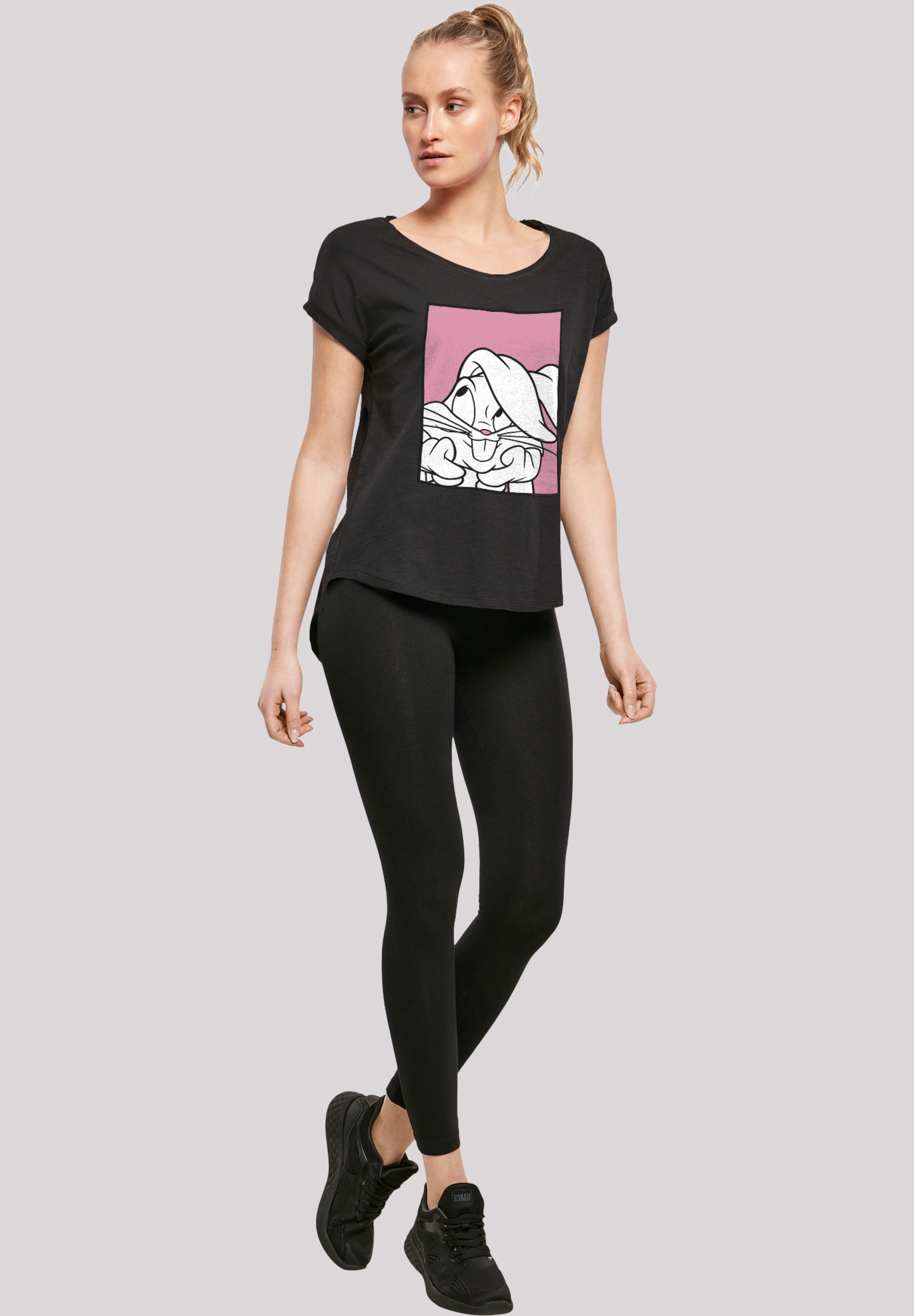 F4NT4STIC T-Shirt »Looney Tunes Bugs Bunny Adore«, Print