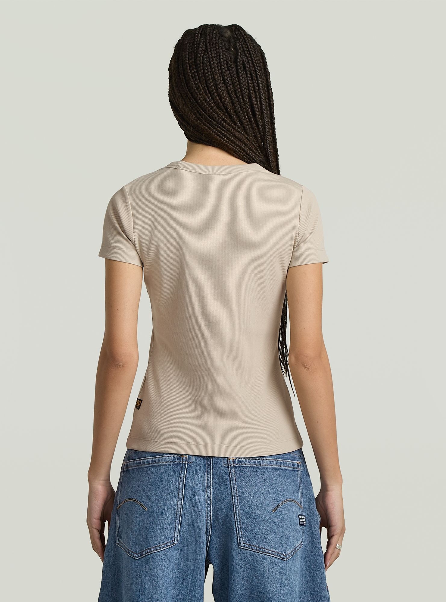 G-STAR T-Shirt »Rib Cap Sleeve T-Shirt«