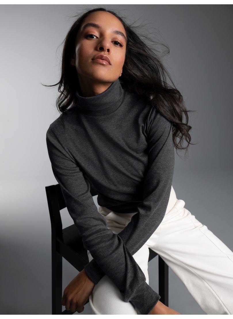 Trigema Rollkragenshirt "TRIGEMA Langarm Ski- und Sport-Rollkragenpullover" günstig online kaufen