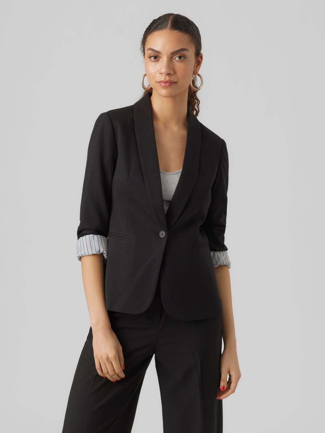 Vero Moda Kurzblazer "VMHARUKIMO LS CLASSIC JERSEY BLAZER NOOS"