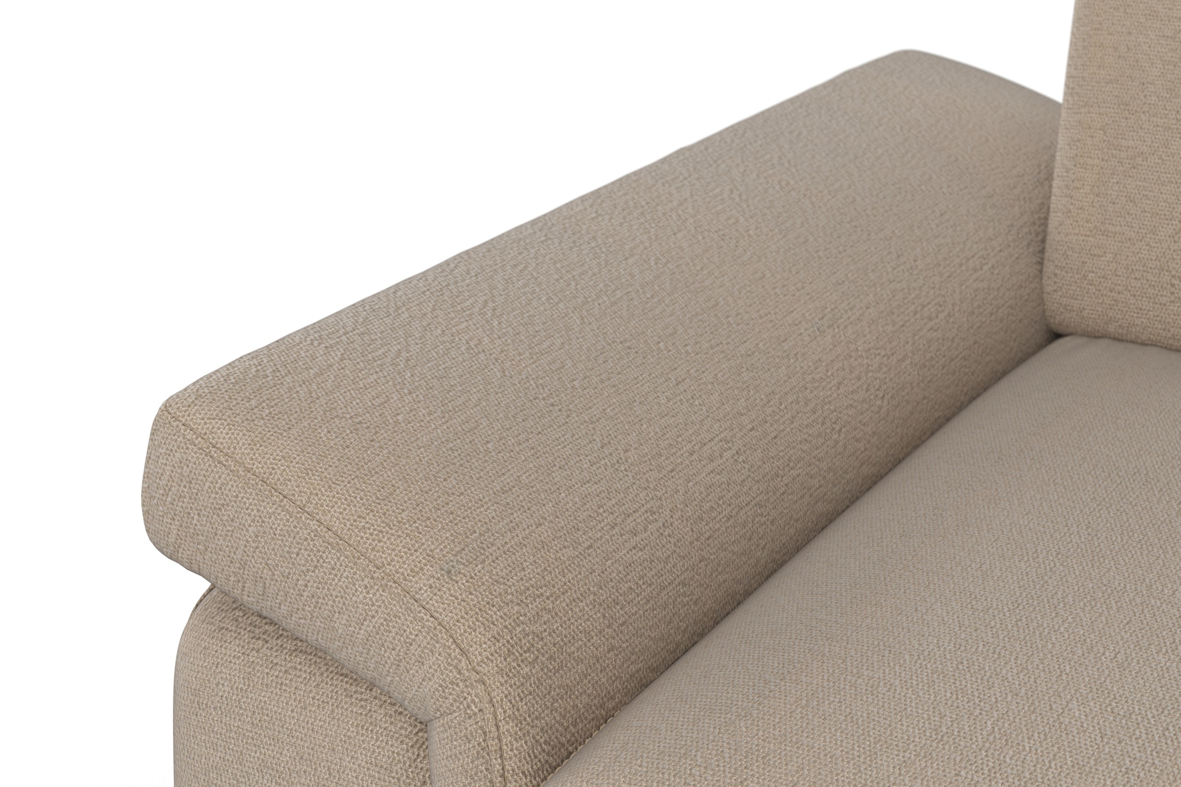 sit&more Ecksofa »Padua L-Form«, inklusive Sitztiefenverstellung, Armteilfunktion und Federkern
