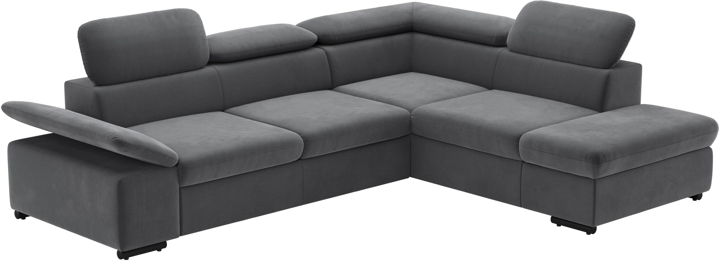 sit&more Ecksofa »Alcudia L-Form«, mit Armteilverstellung, optional Kopfteilverstellung und Bettfunktion