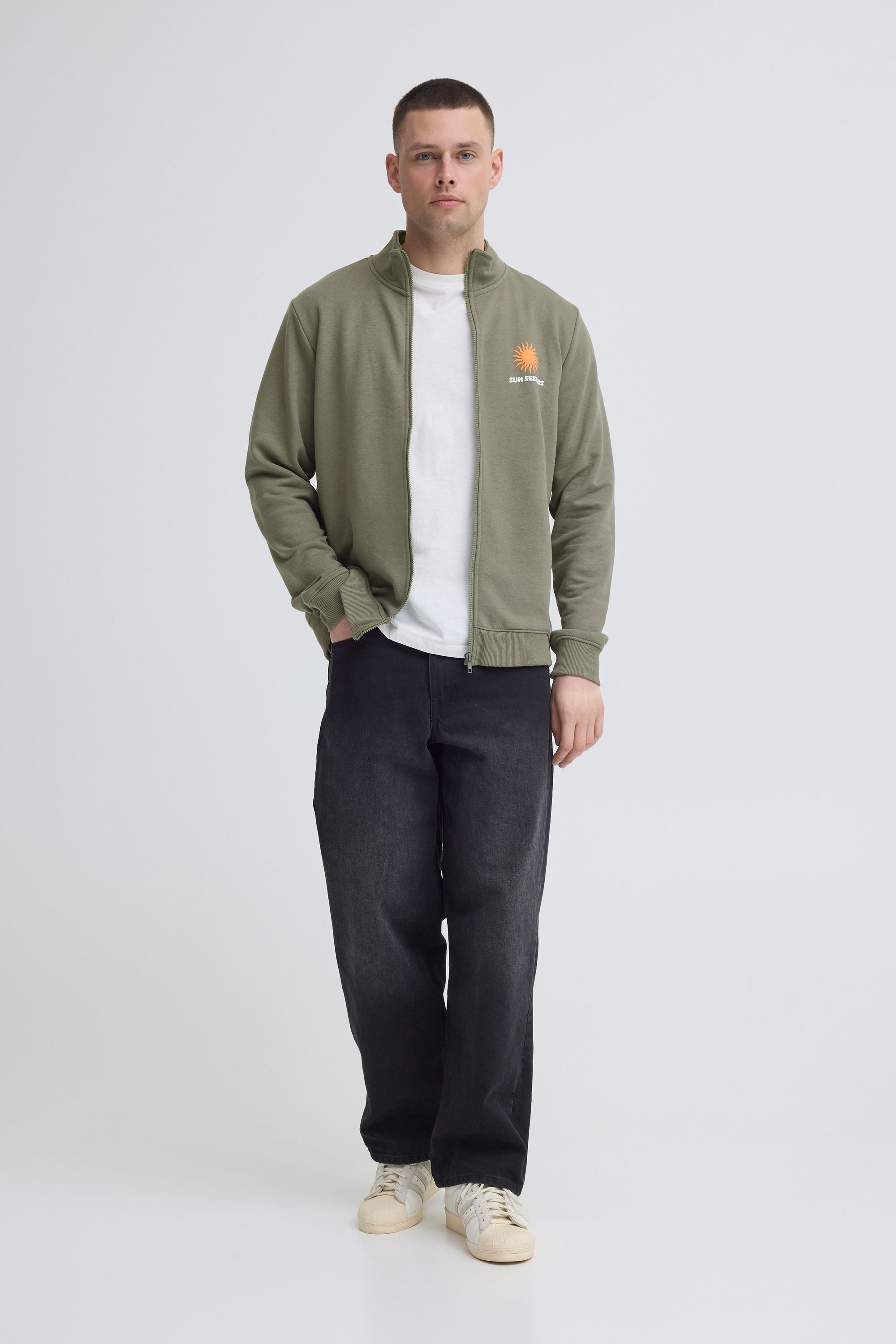 Blend Sweatjacke »BHKonsta« Bequeme Sweatjacke mit Stehkragen