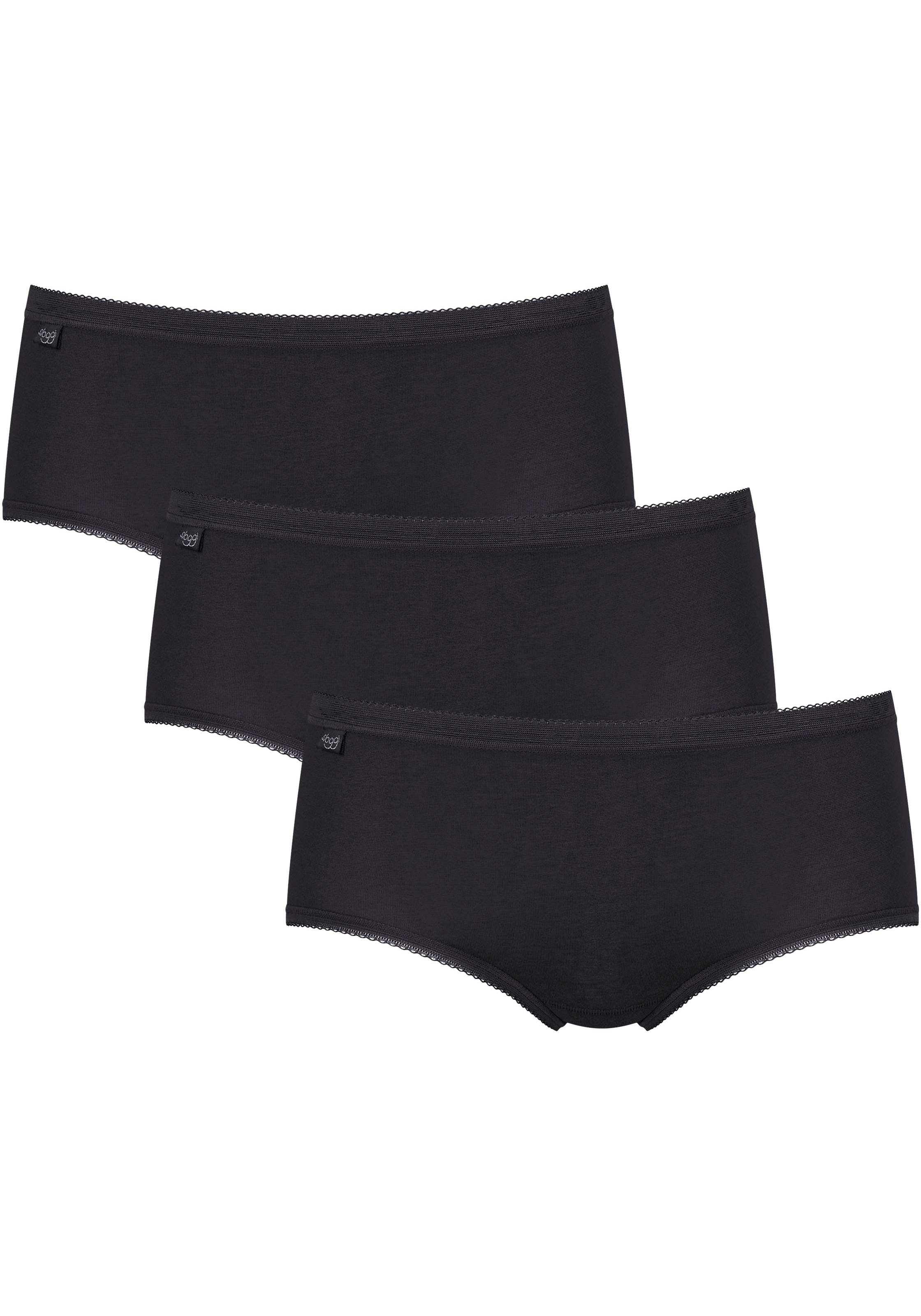 sloggi Midislip "Basic+", (3er Pack), Baumwolle, klassischer Stil, bequem, günstig online kaufen