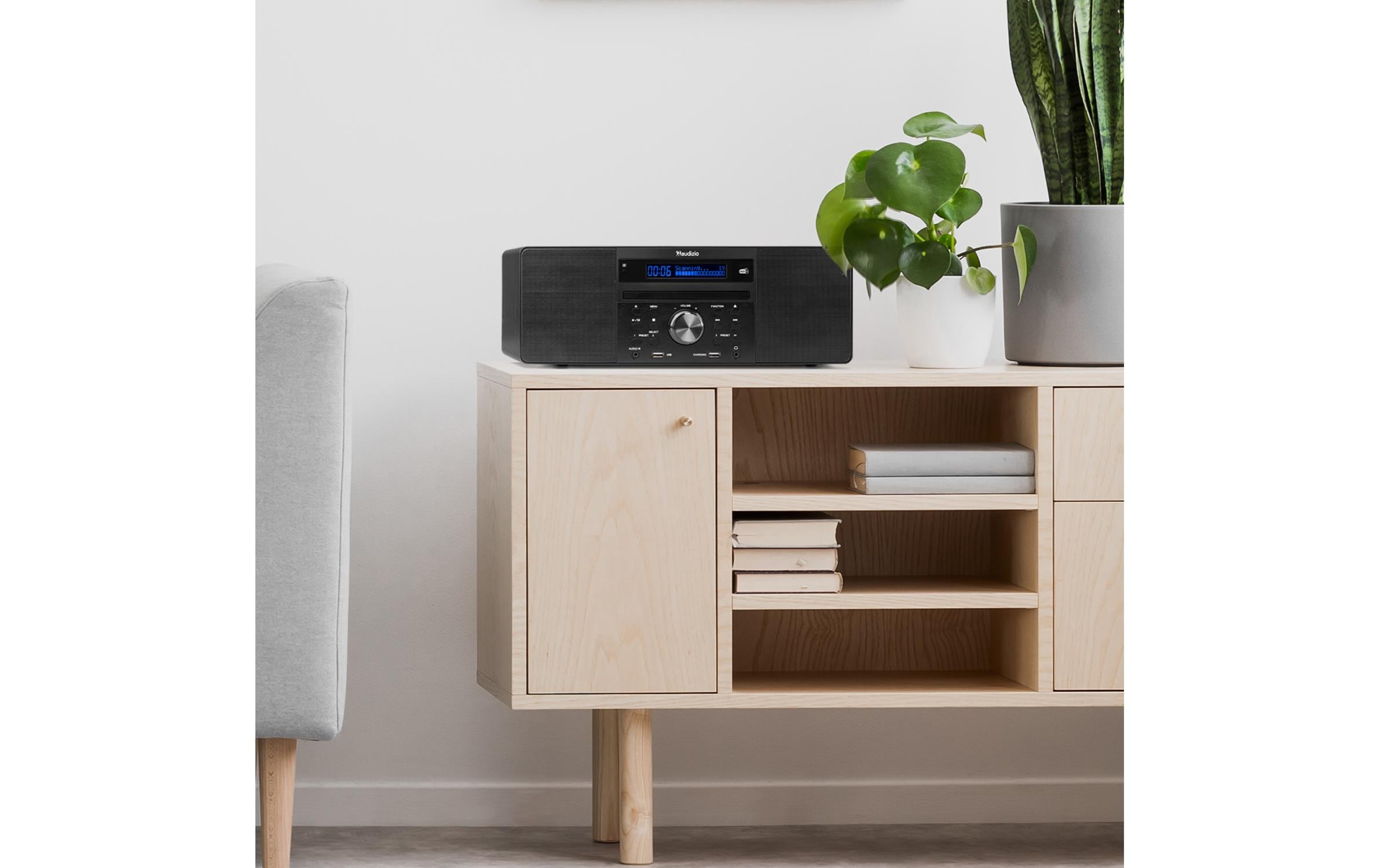 AUDIZIO CD-Radiorecorder »Prato« ( Digitalradio (DAB+) | FM-Tuner 60 W)