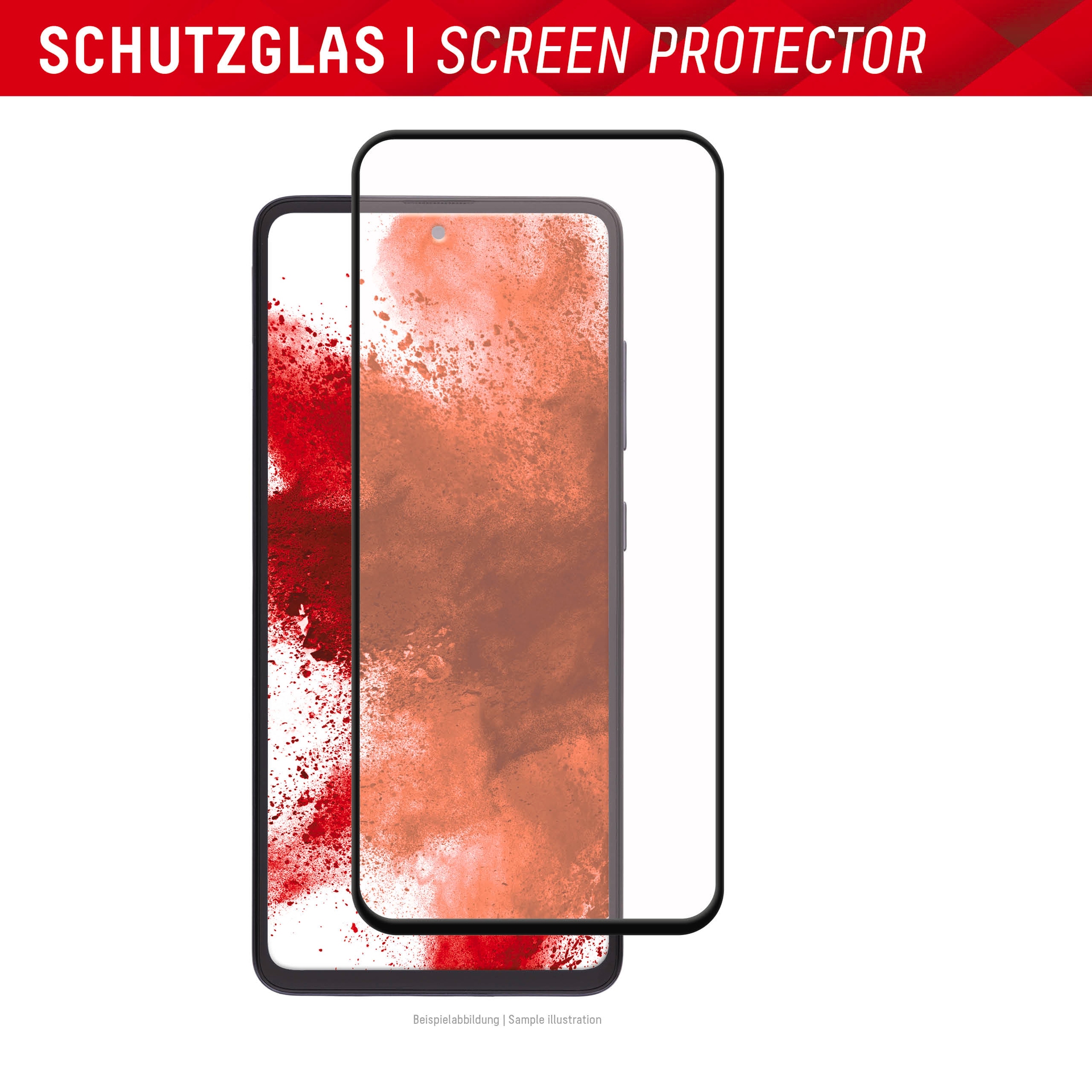 Displex Displayschutzglas »Real Glass«, für Samsung Galaxy S23 FE, Displayschutzfolie Displayschutz kratzer-resistent 10H splitterfest