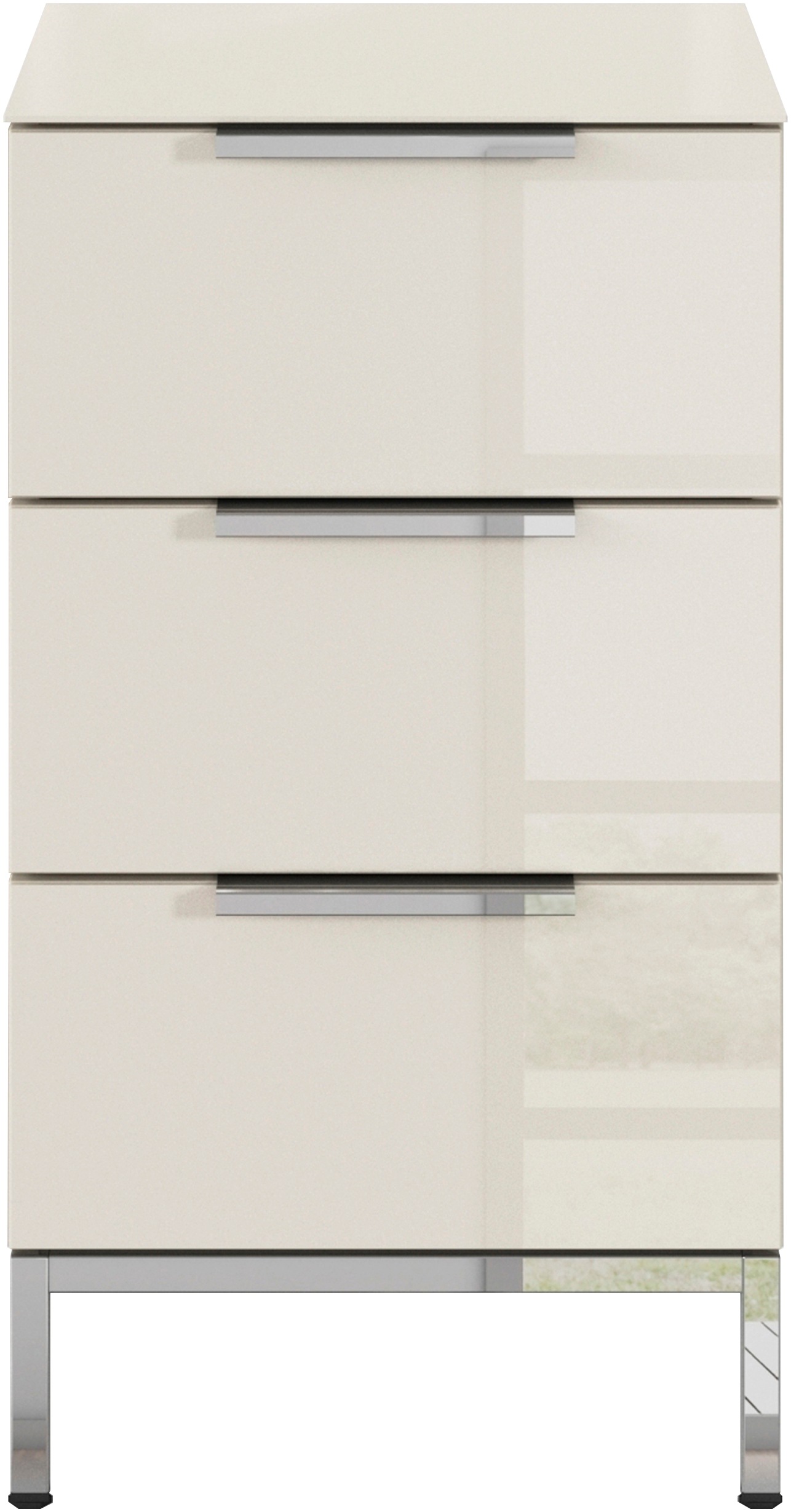 rauch Nachtkommode "Nachttisch Nachtschrank Nachtkonsole FLIPP mit Glasfron günstig online kaufen