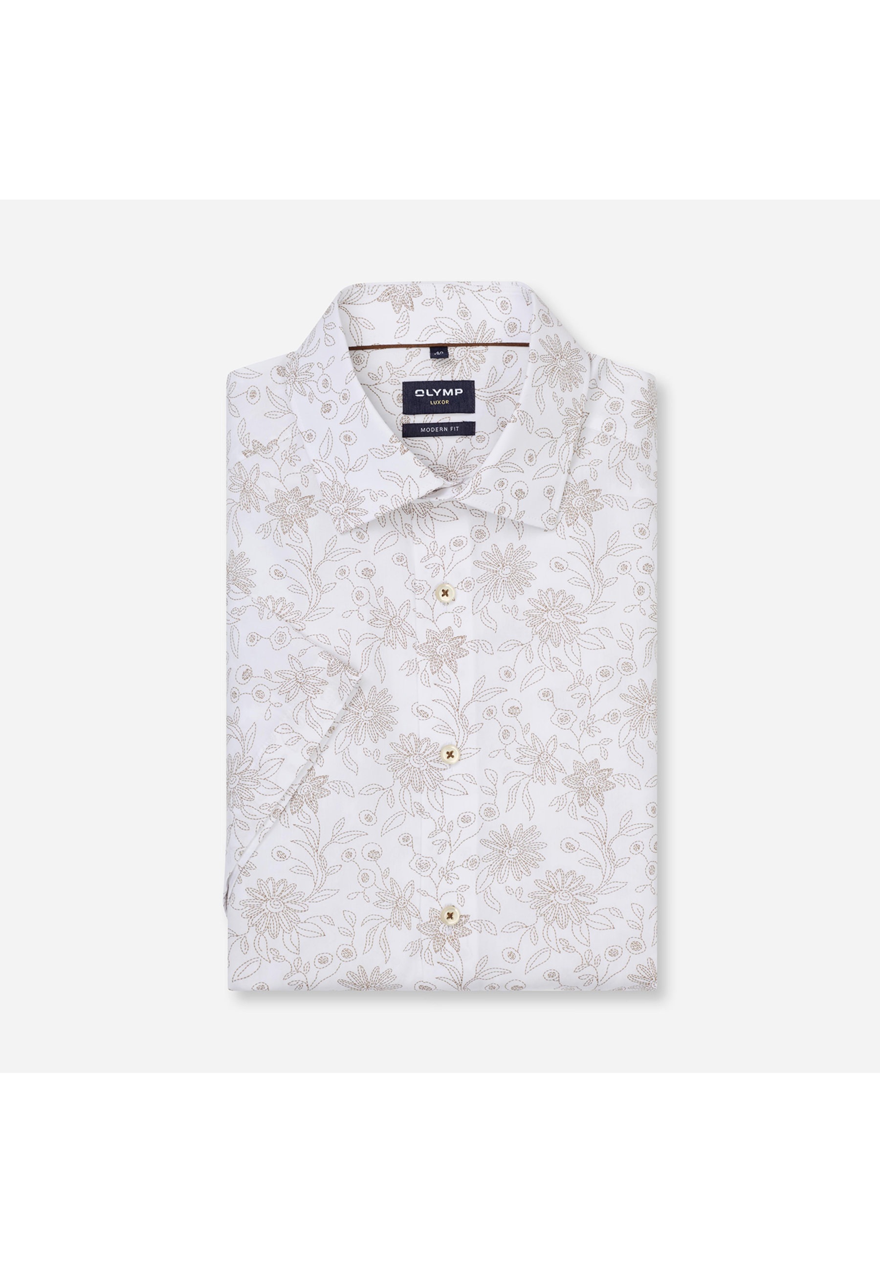 OLMP Luxor Modern Fit Shirt White Size 42 3