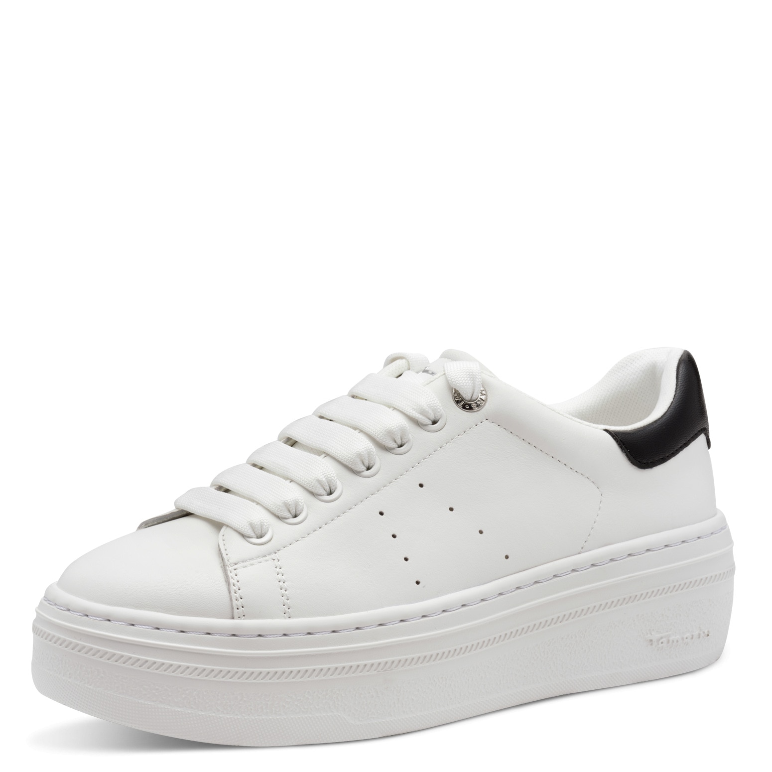 Tamaris Plateausneaker, Schnürschuh, Halbschuh mit auffälligen Schmuckstein günstig online kaufen