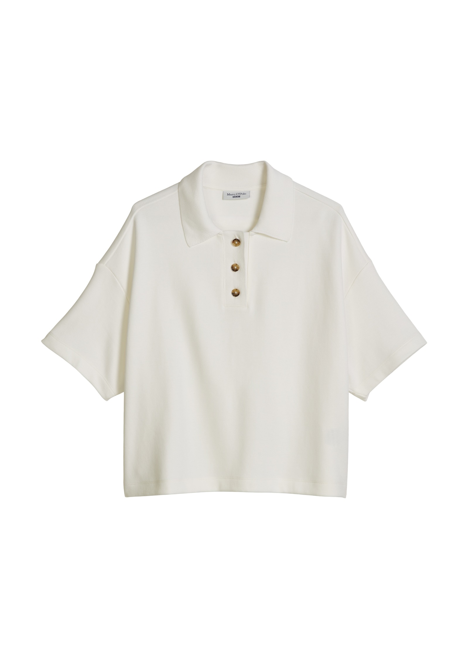 Marc O'Polo DENIM Poloshirt »aus weichem Rib-Jersey«