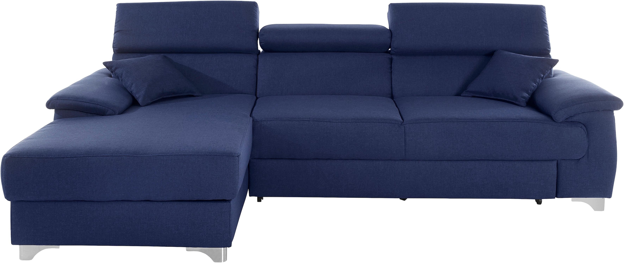 DOMO collection Ecksofa "Mira, inklusive Kopfteilverstellung für mehr Wohlf günstig online kaufen