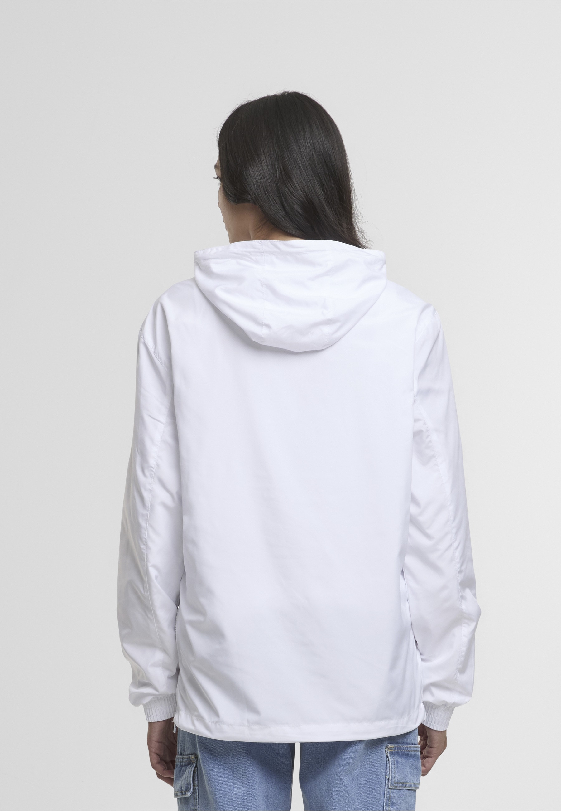 MisterTee Allwetterjacke »MisterTee Think Different Basic Pull Over Jacket« 1 Stk. tlg. mit Kapuze