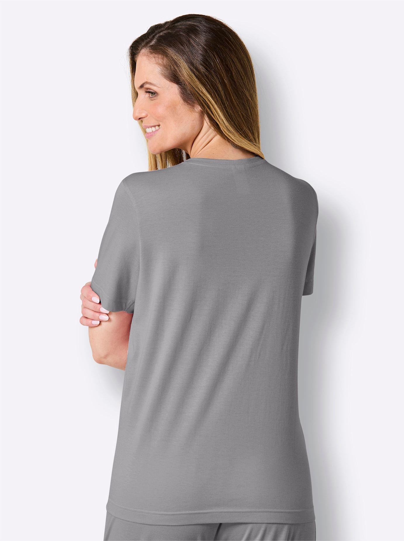 wäschepur Kurzarmshirt "Schlafanzug-Shirt" 1 tlg. tlg. günstig online kaufen