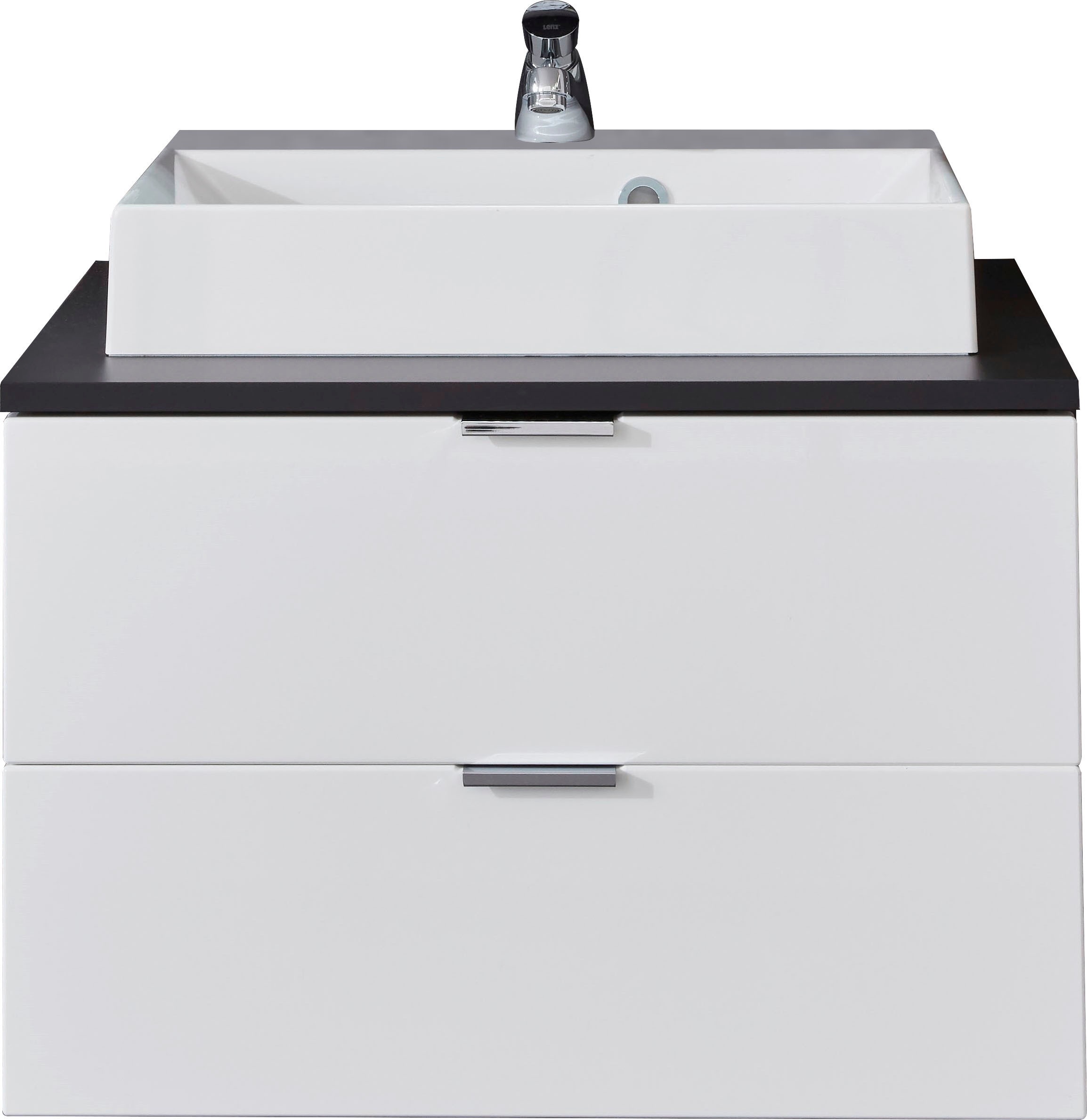 welltime Waschtisch "Cervio" 2 Stk. tlg. Waschbeckenunterschrank mit Metall günstig online kaufen