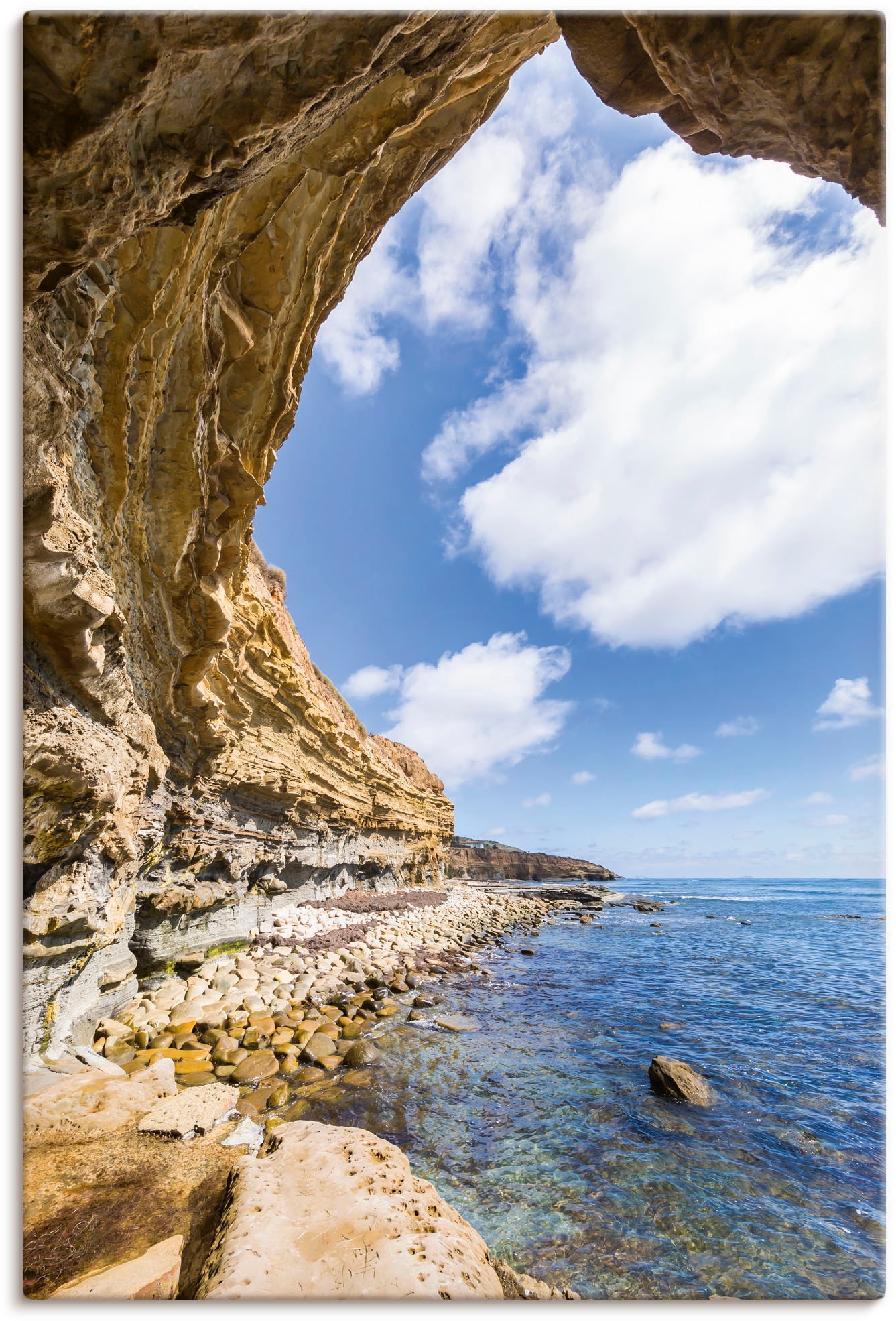 Artland Wandbild »San Diego Klippen«, oder Poster Alubild, Wandaufkleber | versch. BAUR in als St.), Größen Küstenbilder, (1 bestellen Leinwandbild