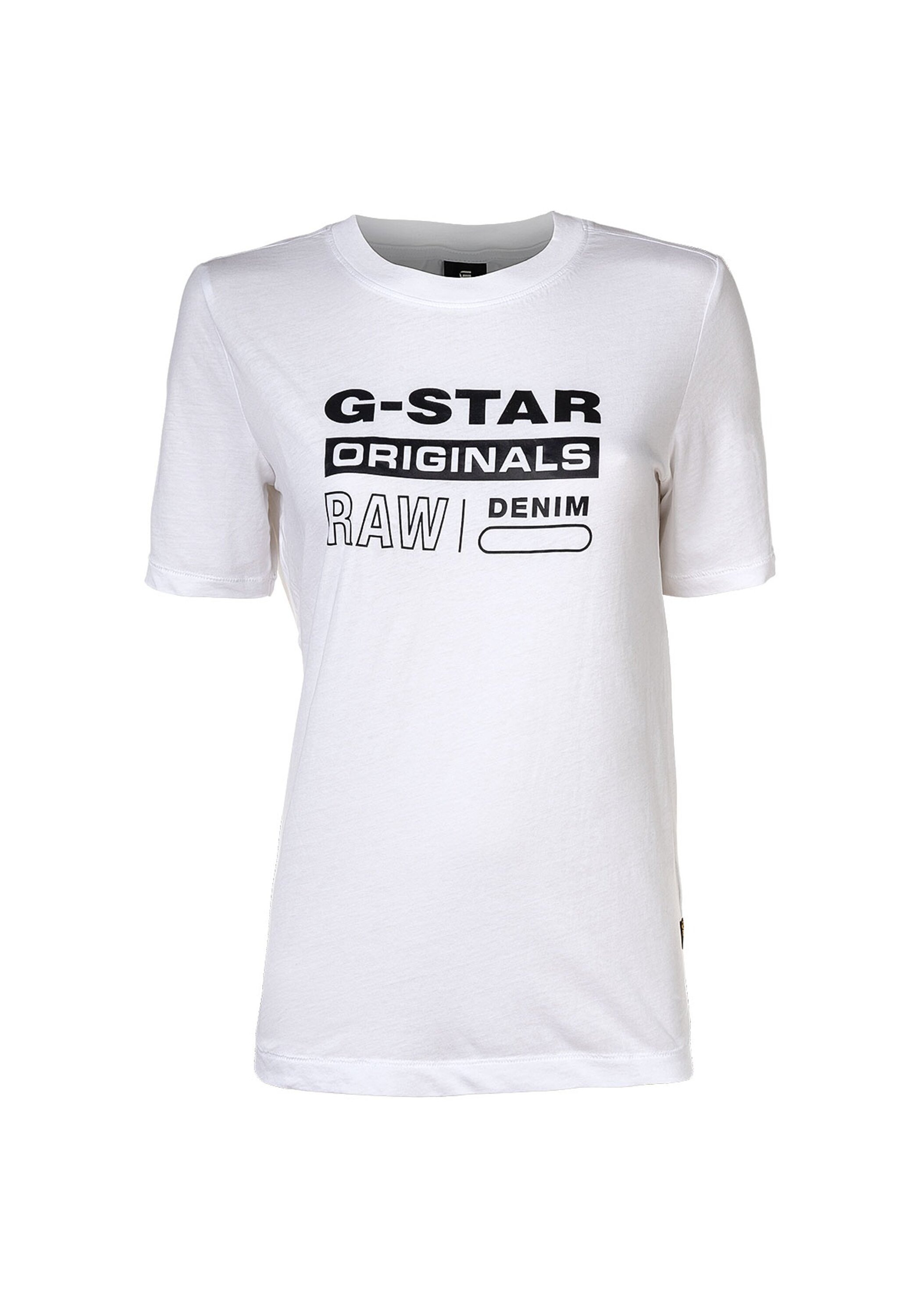 G-STAR T-Shirt "T-Shirt Originals Label Regular Fit Tee 1er Pack" günstig online kaufen