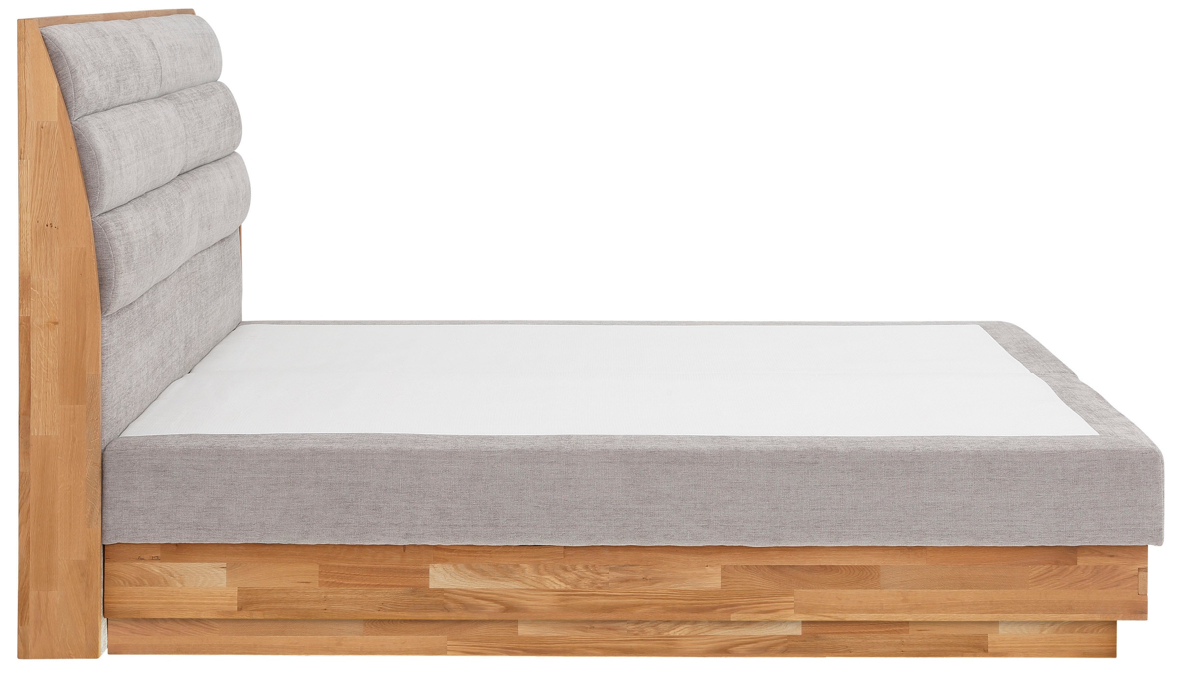 OTTO products Boxspringbett »Jenna«, ohne LED-Beleuchtung, mit zertifizierten, recycelten Bezugsstoffen