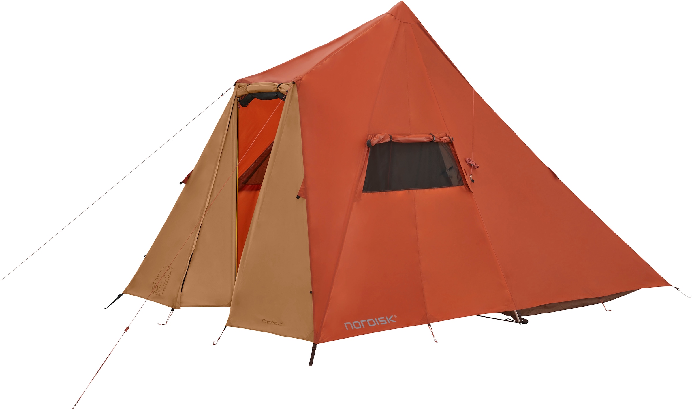 Nordisk Tipi-Zelt »Thrymheim 3 Square«, 3 St. Personen