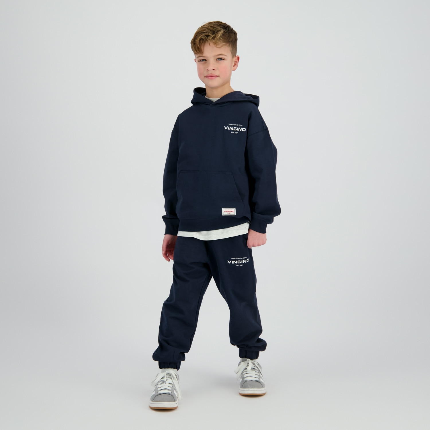 Vingino Sweathose  mit Gummizug, Bindeband und Logo-Print, for boys