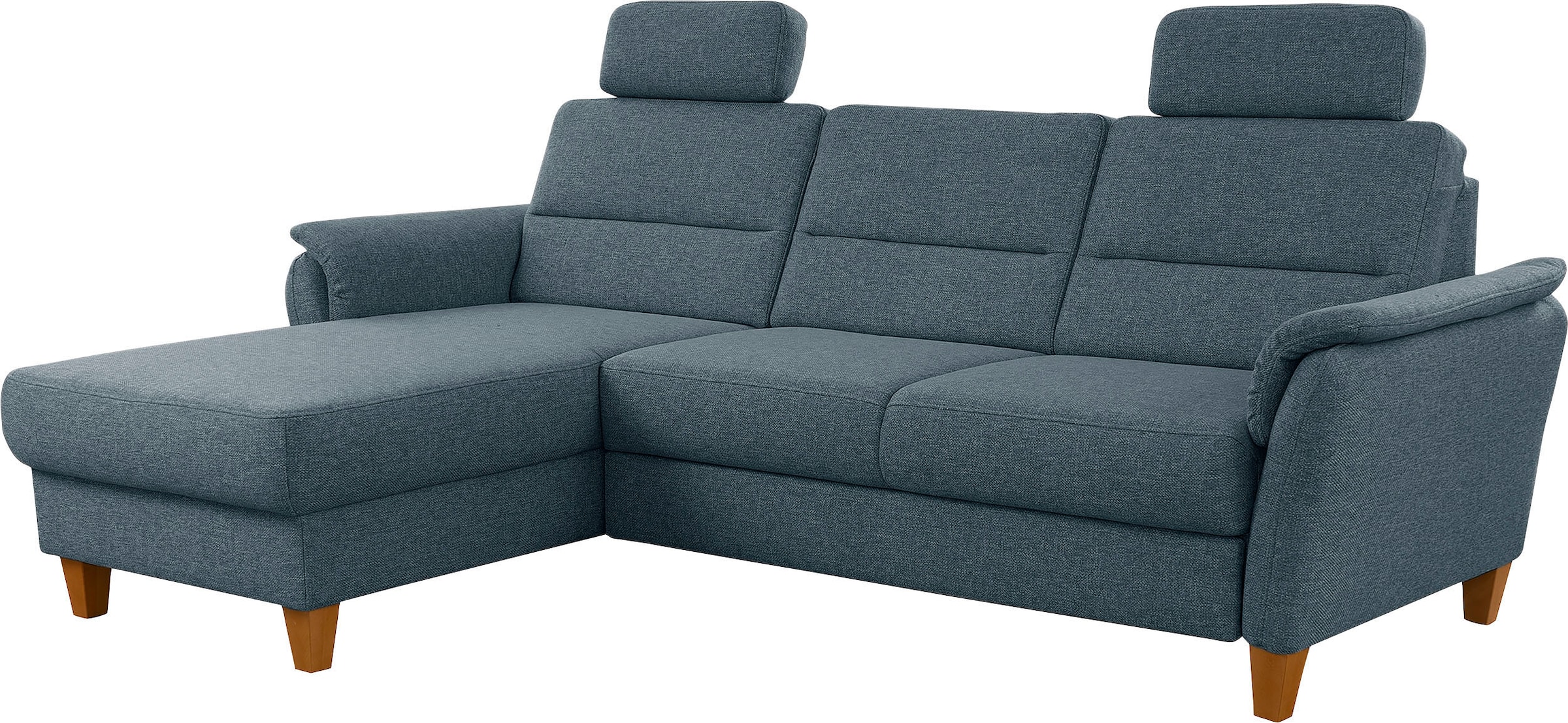 Home affaire Ecksofa "Palmera L-Form, B: 244 cm - OTTO. Verlässliche Qualität." optional Schlaffunktion & Bettkasten, Federkern