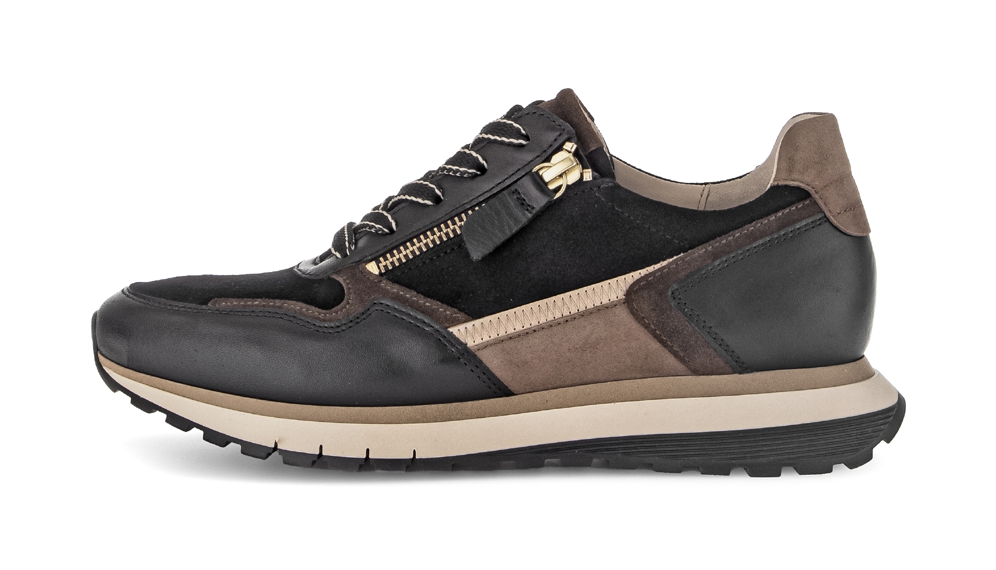 Gabor Keilsneaker »TURIN«, Freizeitschuh, Halbschuh, Schnürer in Komforweite H (=sehr weit)