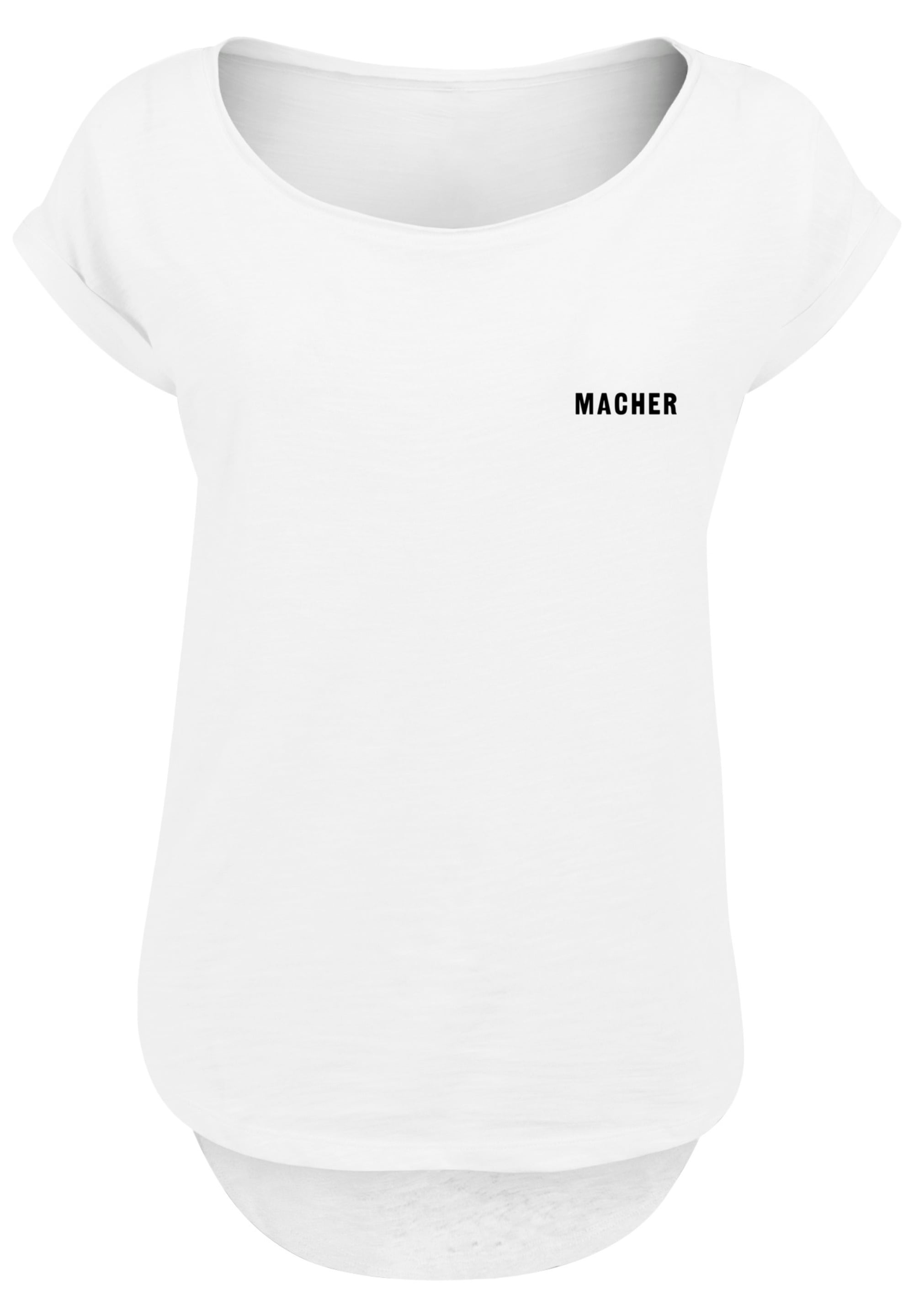 F4NT4STIC T-Shirt »Macher«, Jugendwort 2022, slang, lang geschnitten
