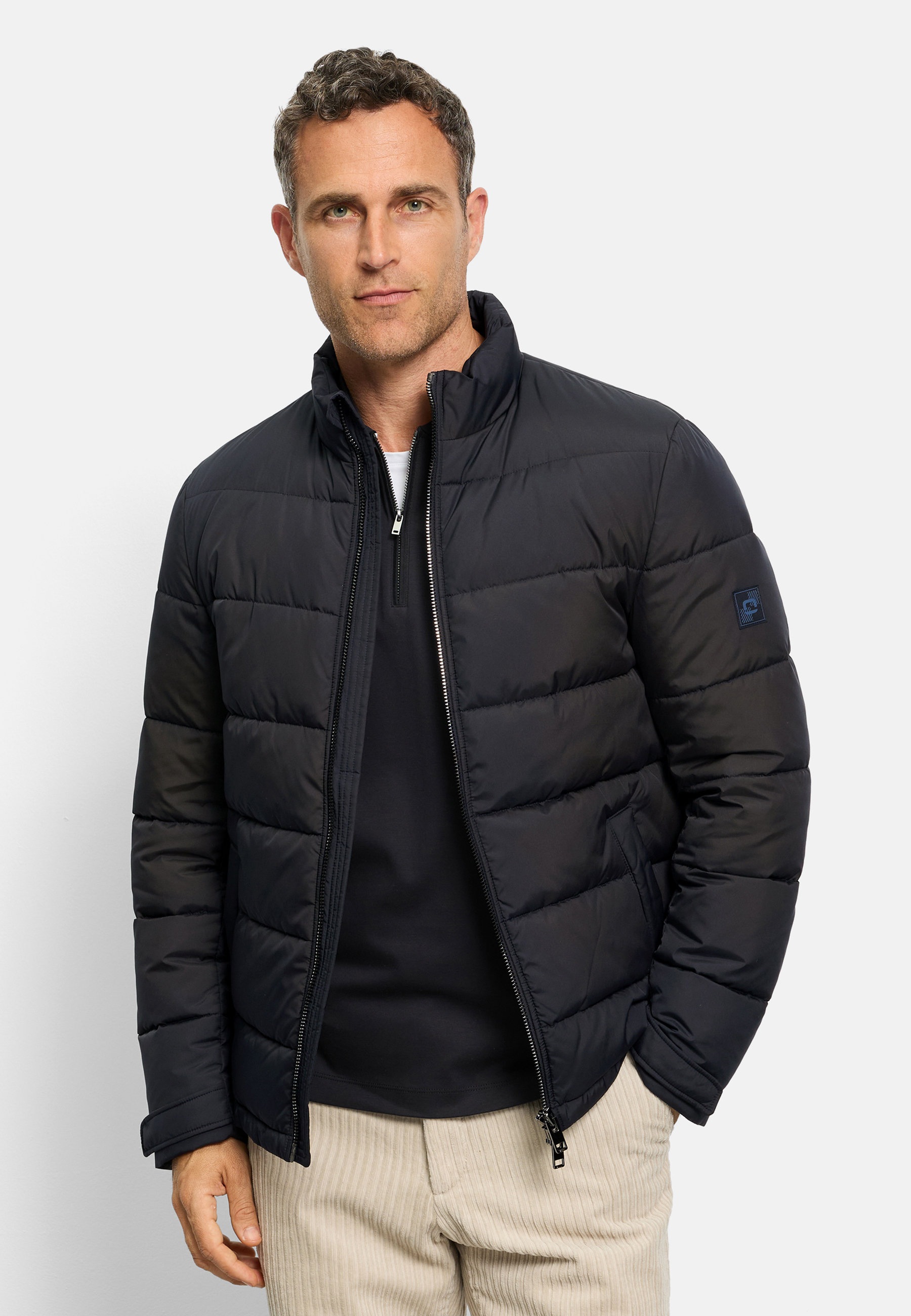 Outdoorjacke OLYMP "OLYMP Outerwear", Herren, Gr. XXL, marine, 100% Polyester, Jacken Outdoorjacke