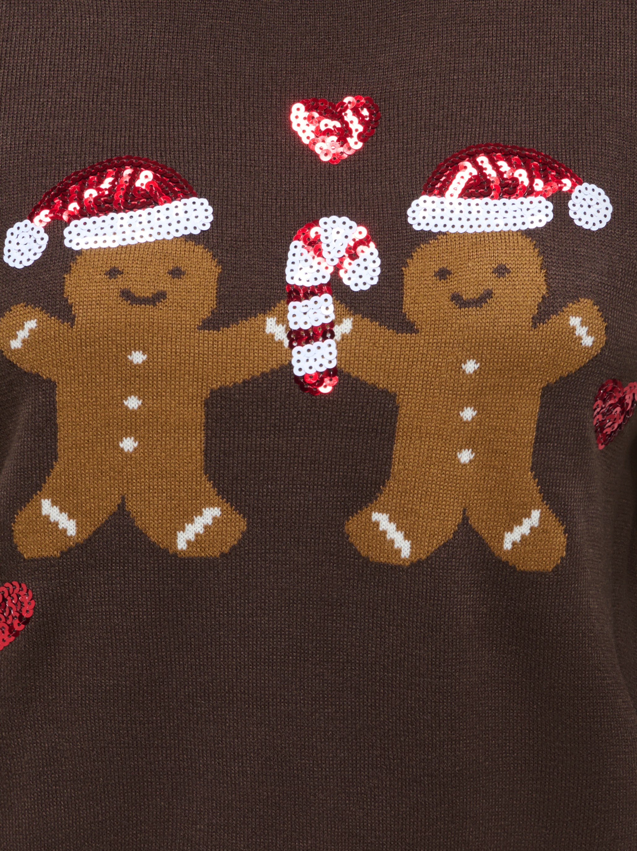 ONLY Weihnachtspullover »ONLXMAS SHINE MOTIVE LS O-NECK KNT« Kunstfaser, regular fit, X-Mas Strickmuster