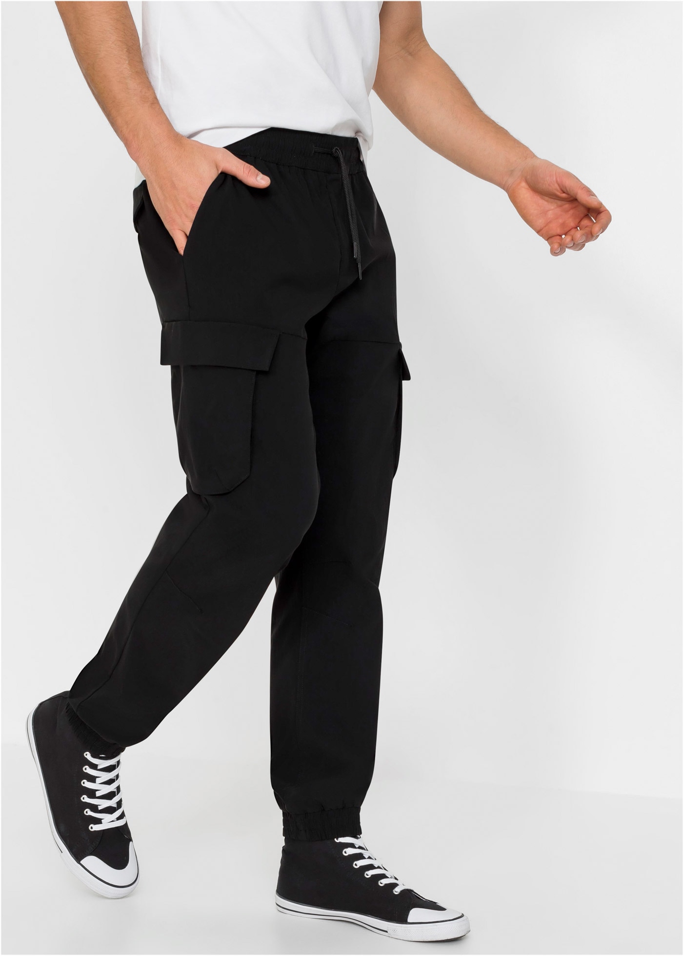 bonprix Schlupfhose aus Stretch-Material, in Bengalin-Qualität, Regular Fit günstig online kaufen