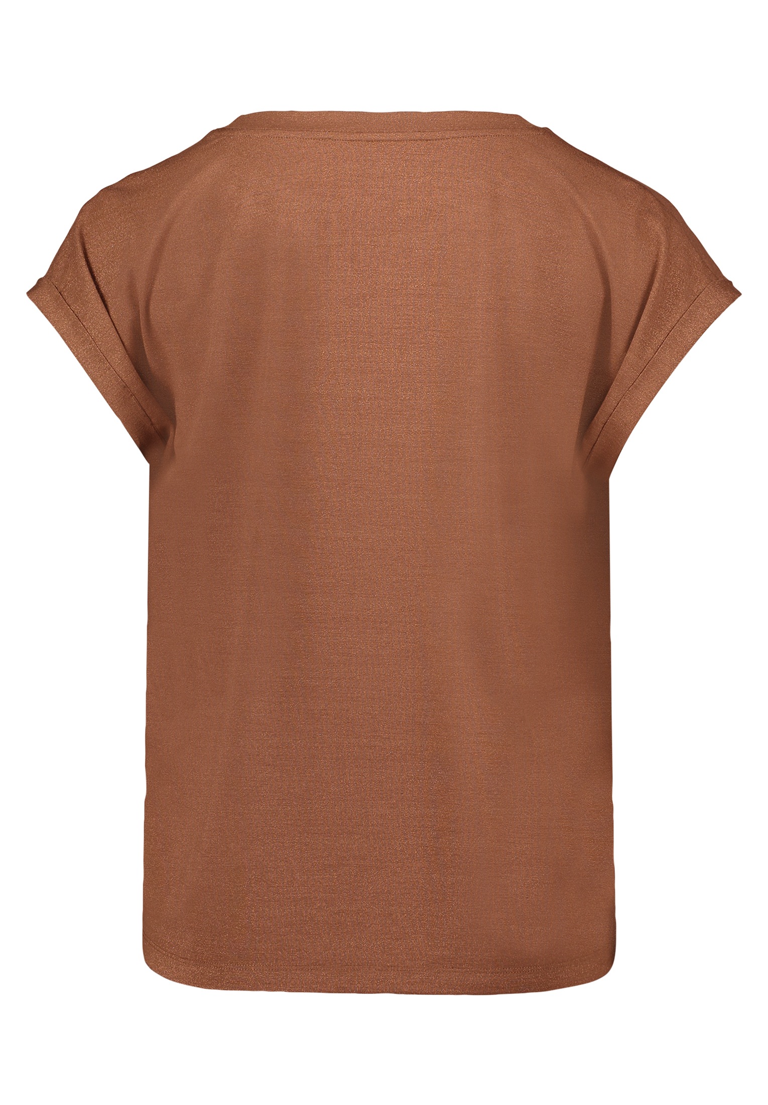 Thumbnail - Betty&Co Kurzarmshirt "Damen Casual-Shirt mit Perlen" 1 Stk. tlg. Glitzer