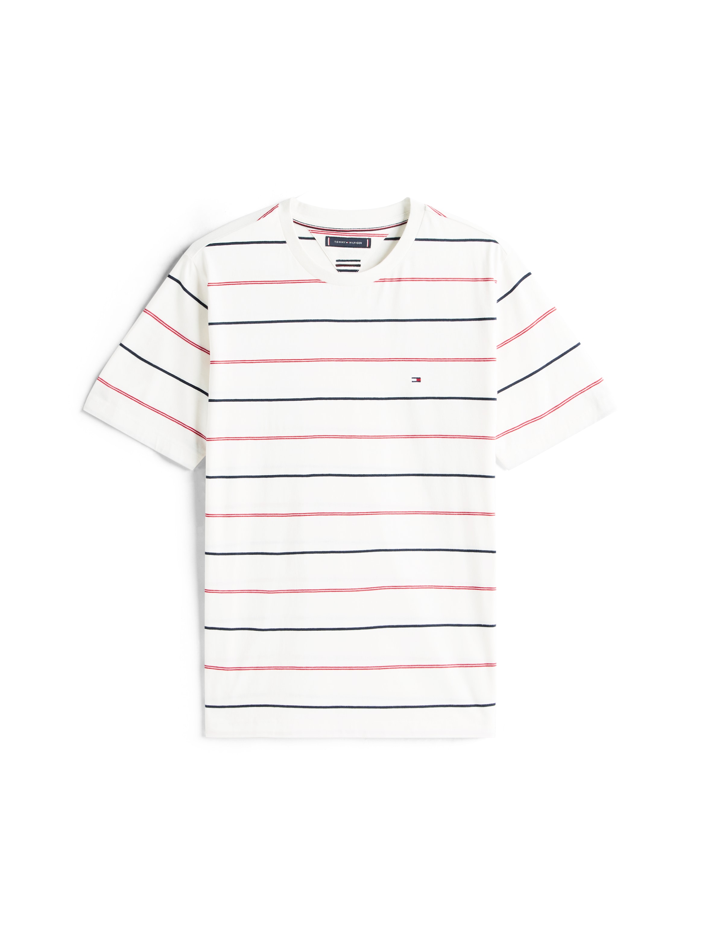 Tommy Hilfiger T-Shirt »SEASONAL STRIPE«, Regular fit, gestreift, Rundhals