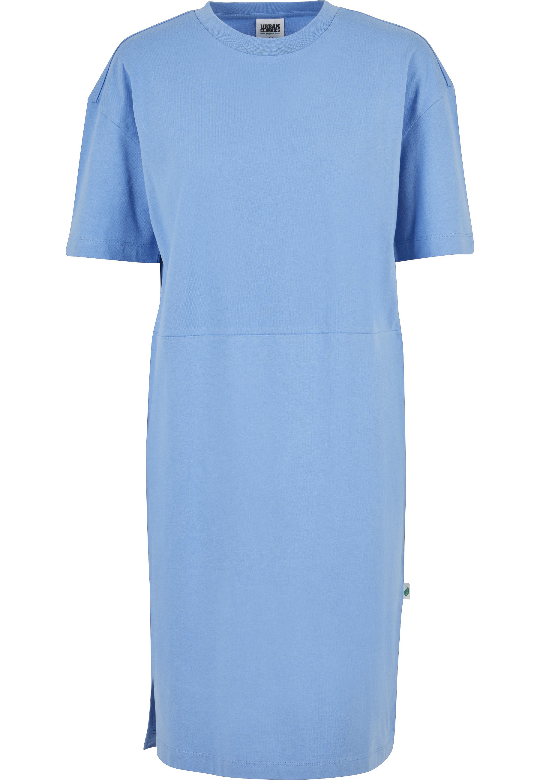 URBAN CLASSICS A-Linien-Kleid "Urban Classics Damen Ladies Organic Oversized Slit Tee Dress" 1 Stk. tlg.