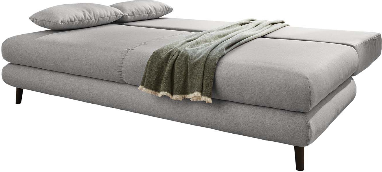 Jockenhöfer Gruppe Schlafsofa »Per, mit Gästebettfunktion, inklusive 4 Kissen«, Wellenschaumpolsterung und großzügigem Stauraum/Bettkasten