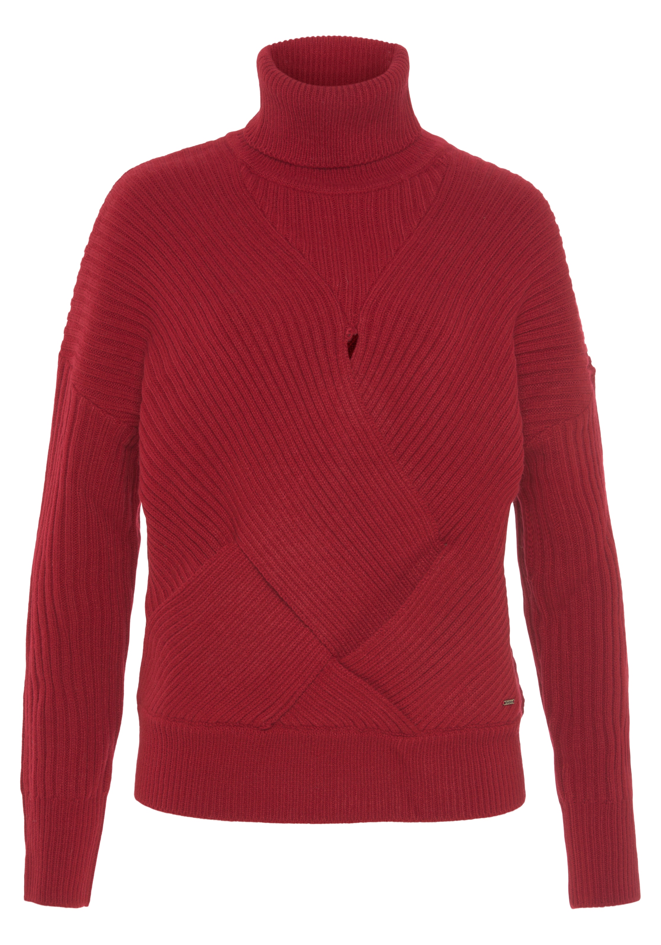 Pepe Jeans Rollkragenpullover "VIVIAN RO" 1 Stk. tlg. in trendiger Wickelop günstig online kaufen