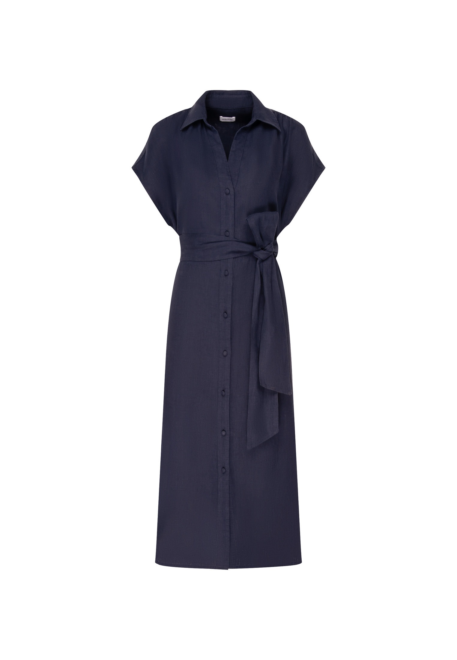 seidensticker Sommerkleid »Schwarze Rose«, Ohne Arm Kragen Uni